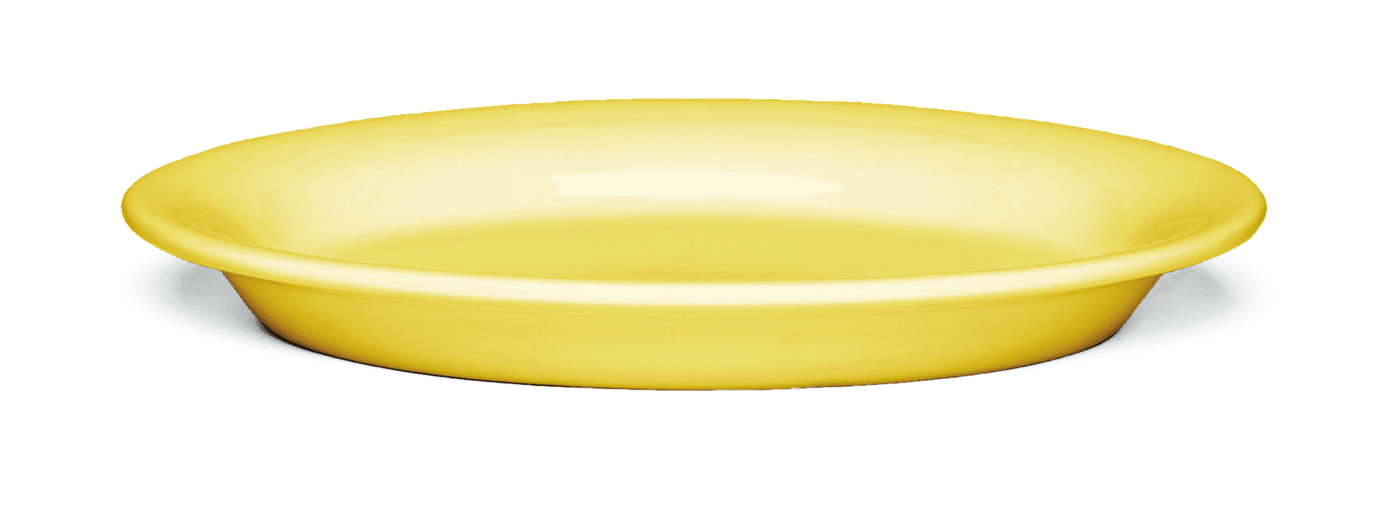 Oval tallerken 22x16 cm