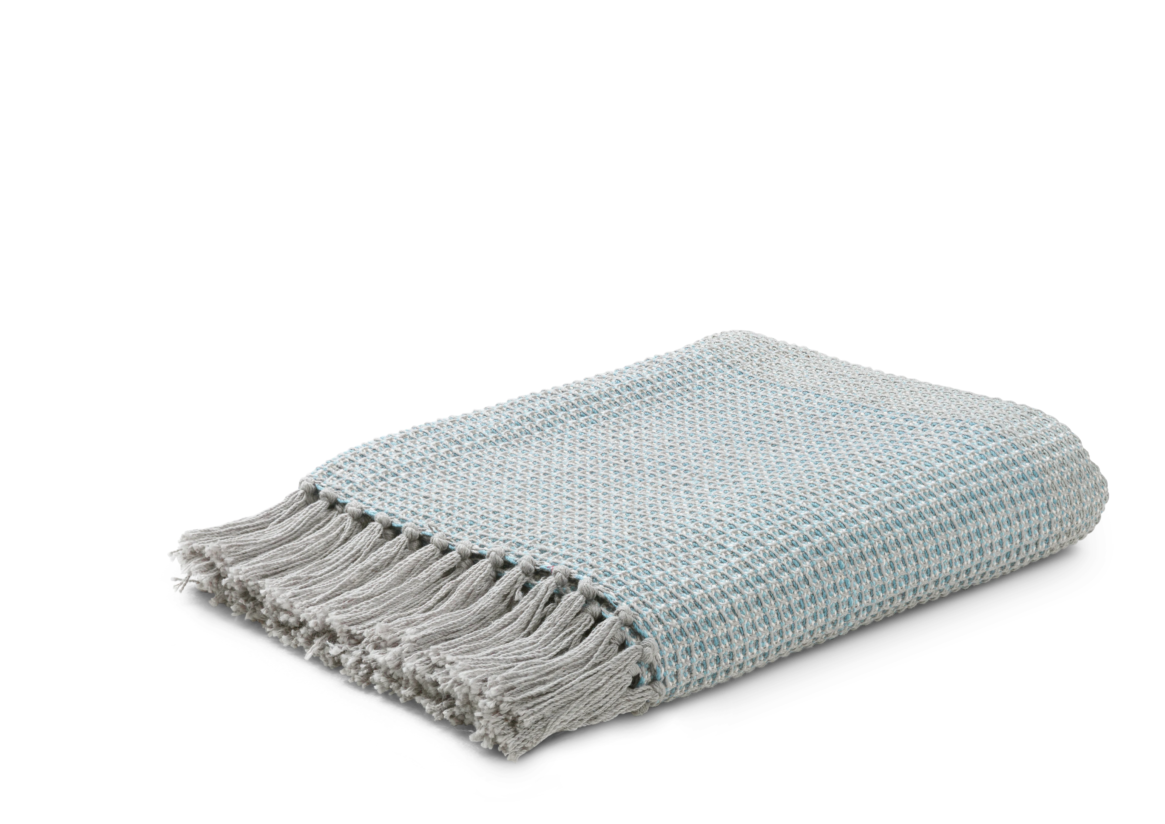 Sengeteppe 190x260 cm fra JUNA i fargen Lys multi, laget av Bomull