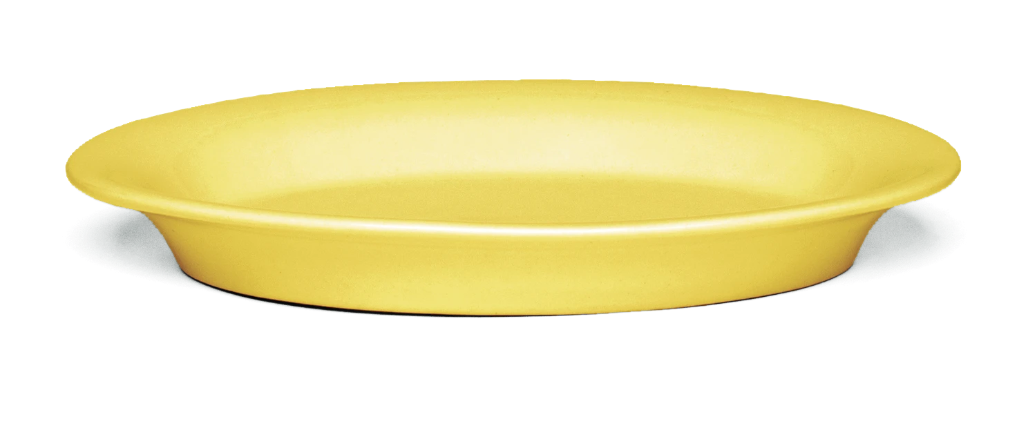 Oval tallrik 18x13 cm