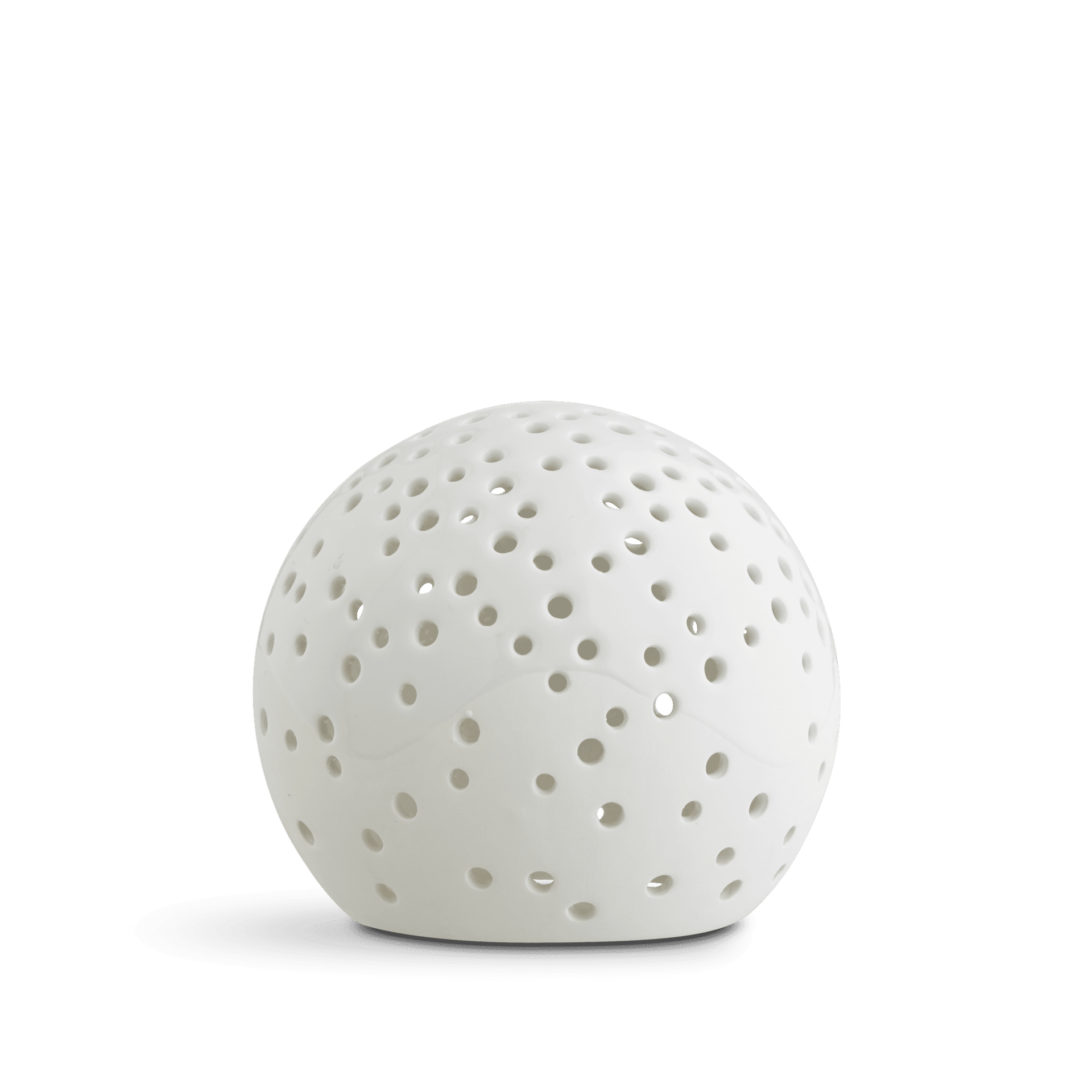 Kähler Nobili Tealight holder round Ø14 cm snow white