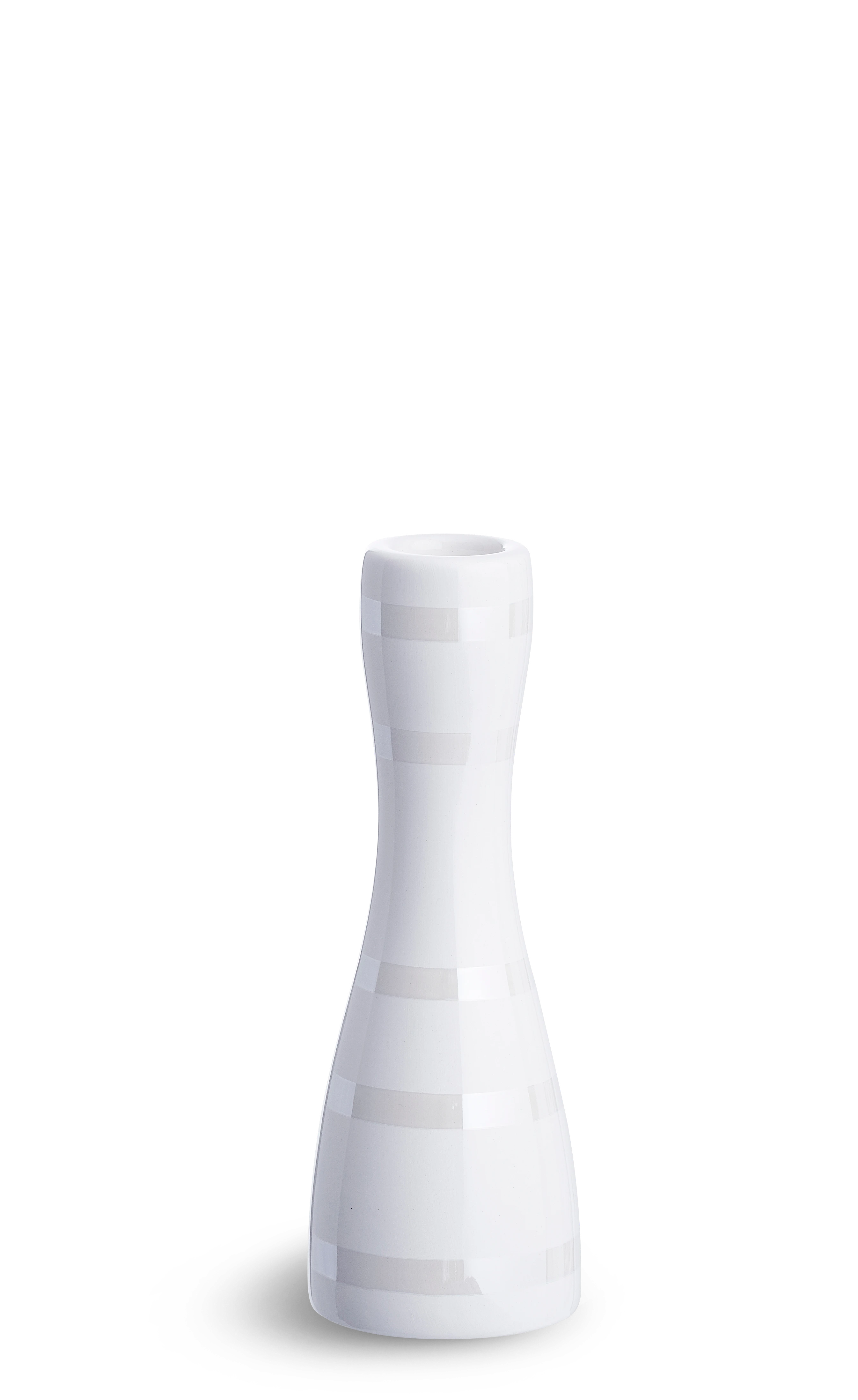 Candle holder H16 cm from Kähler in Mother of pearl color, made of Ceramics