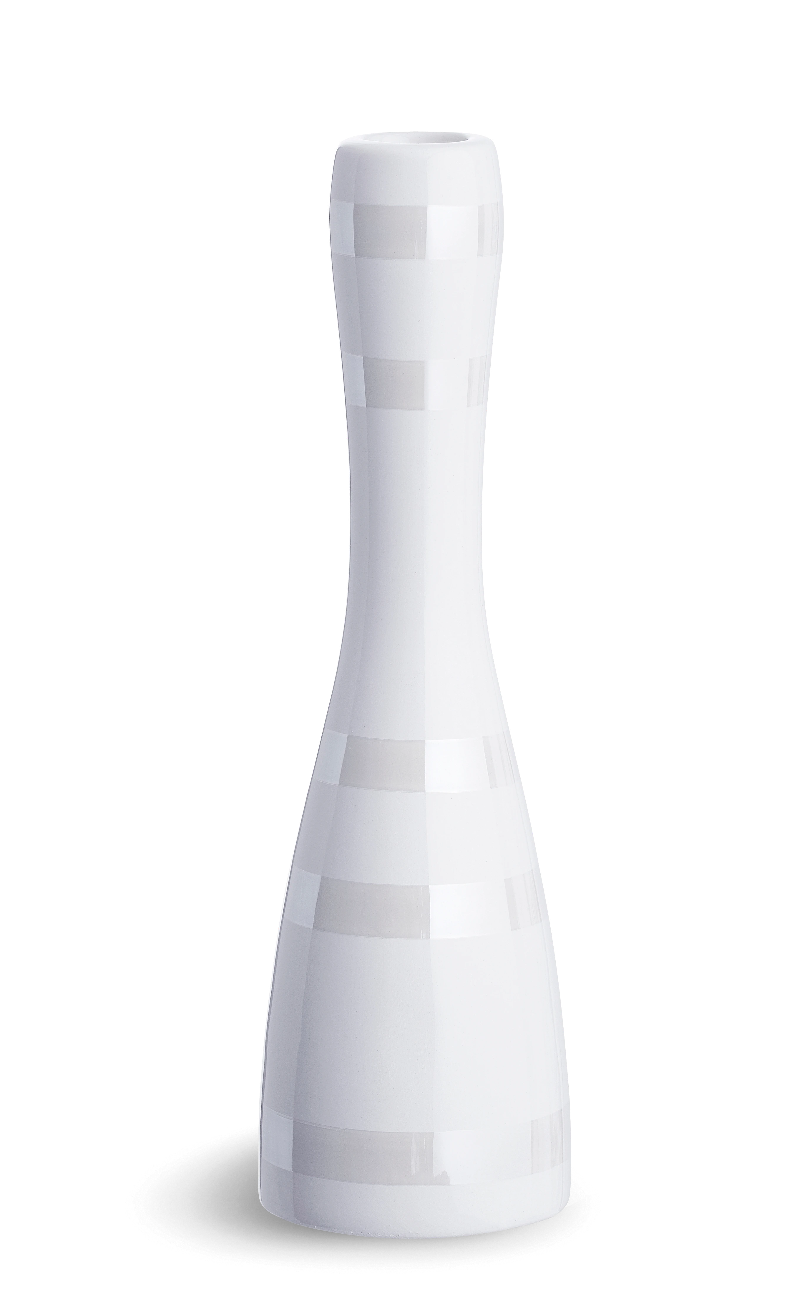 Lysestake H24 cm fra Kähler i fargen Perlemor, laget av Keramikk