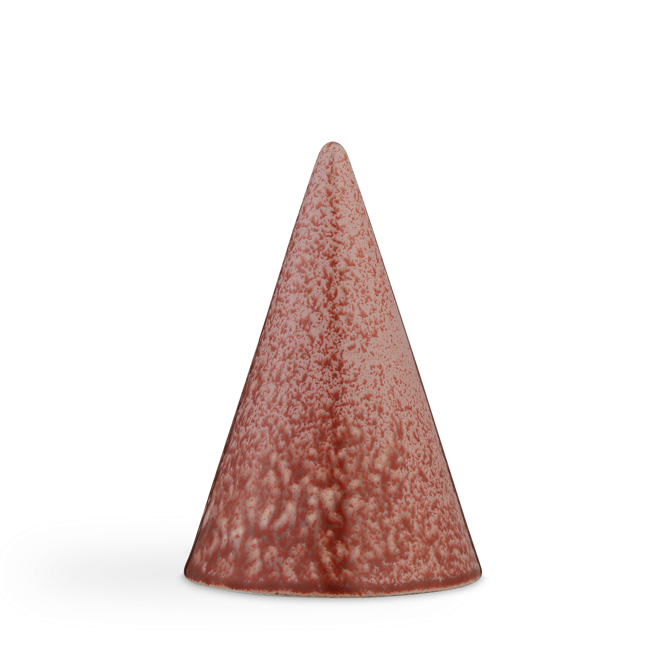 Glazed cone R64 H15 from Kähler  in Burgundy color, made of Ceramics
