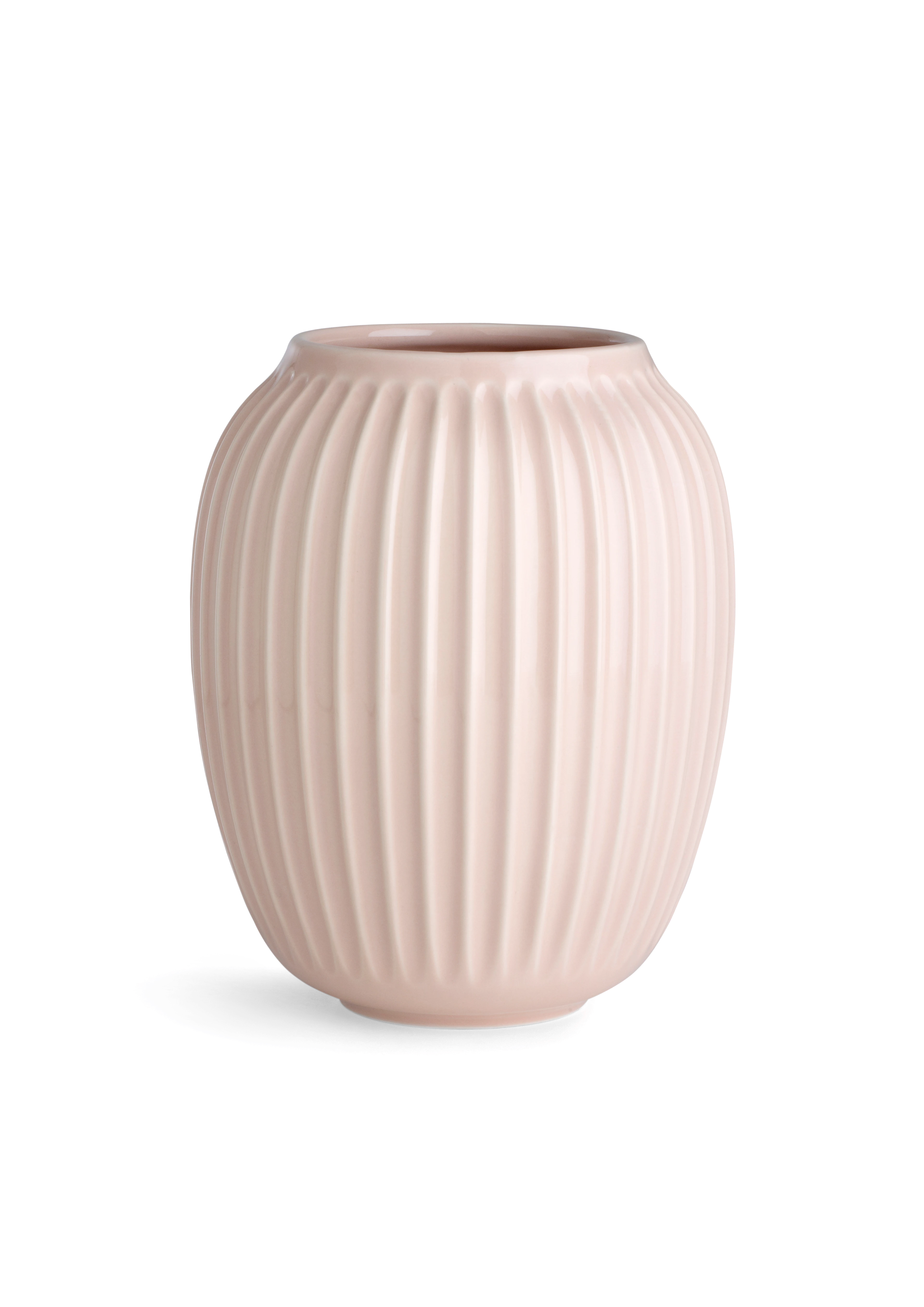 Vas H21 cm från Kähler i färgen Rosa, tillverkad av Keramik