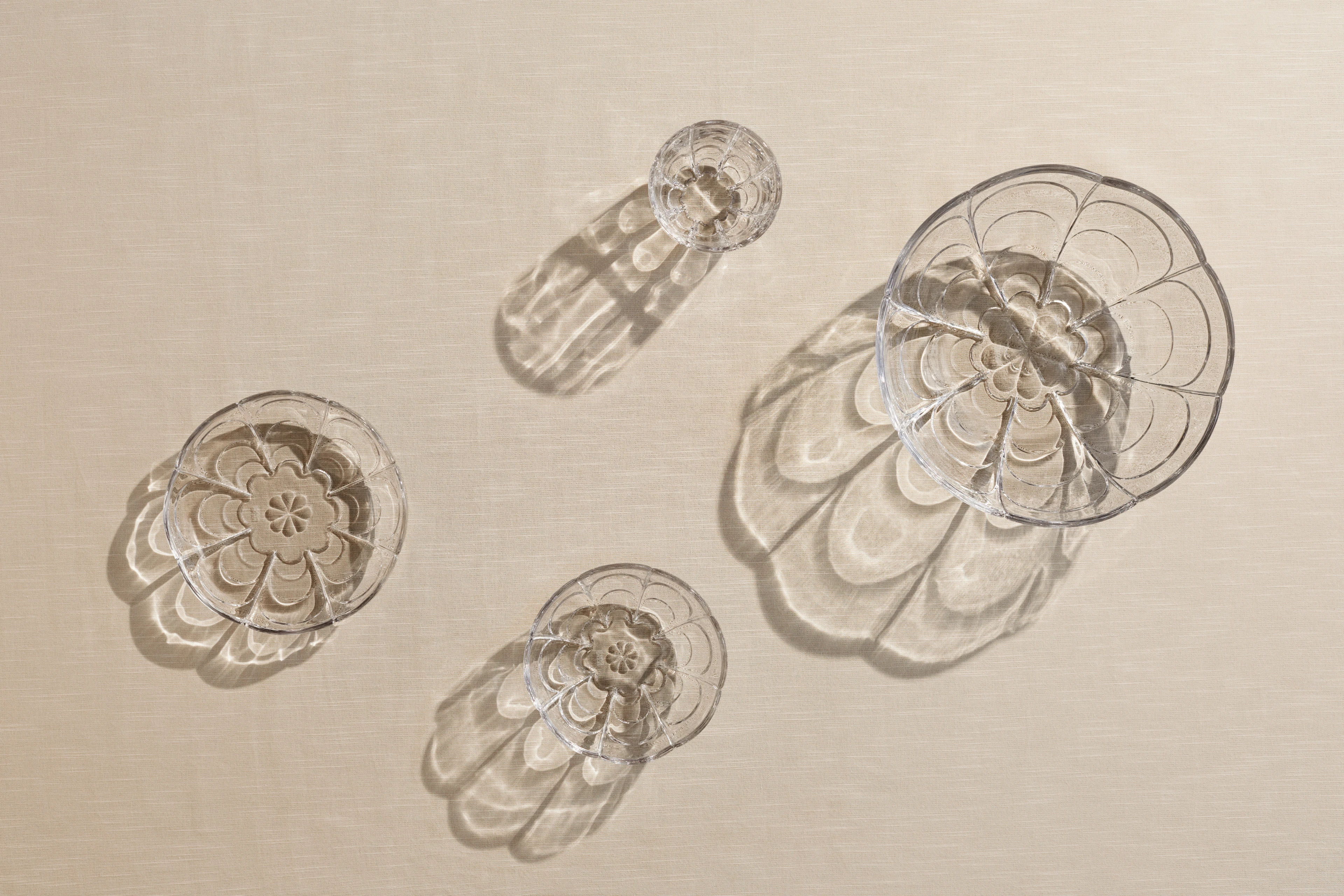 Skål Ø23 cm från Holmegaard i färgen Klar, tillverkad av Glas