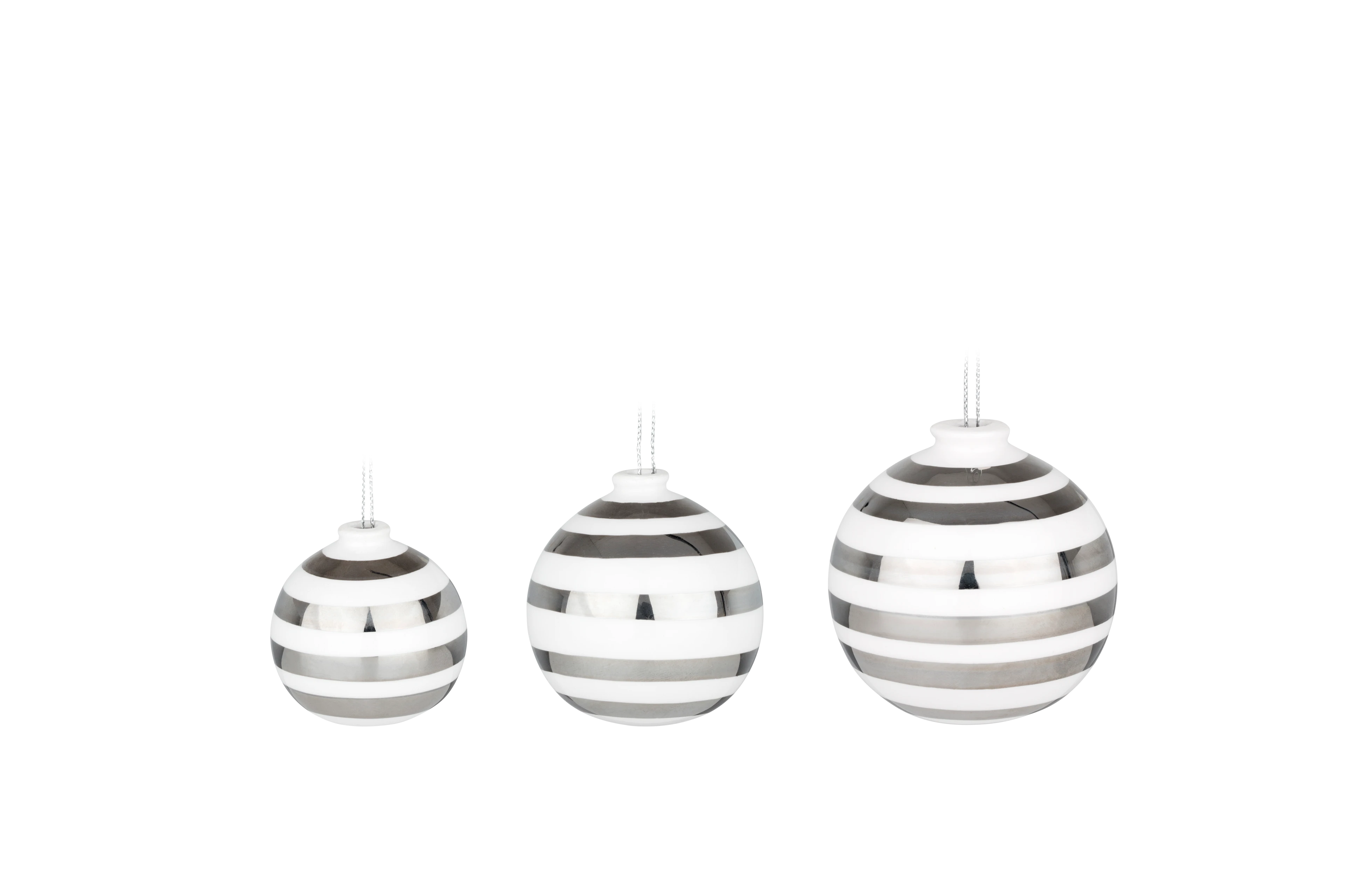 Christbaumkugeln Ø4 Ø5 Ø6 3 Stck.