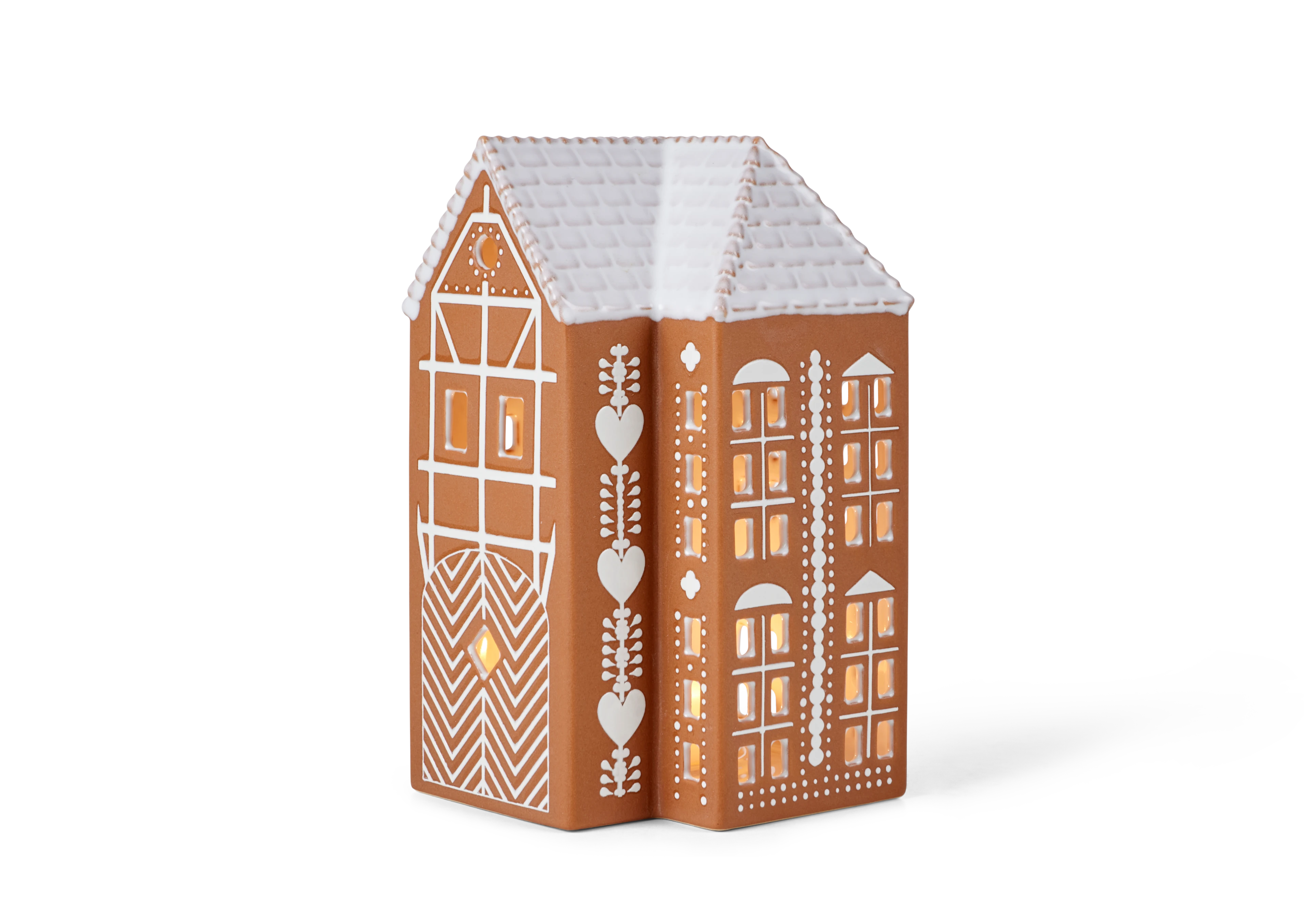 Kähler Lighthouse large in Brown from serie Gingerbread
