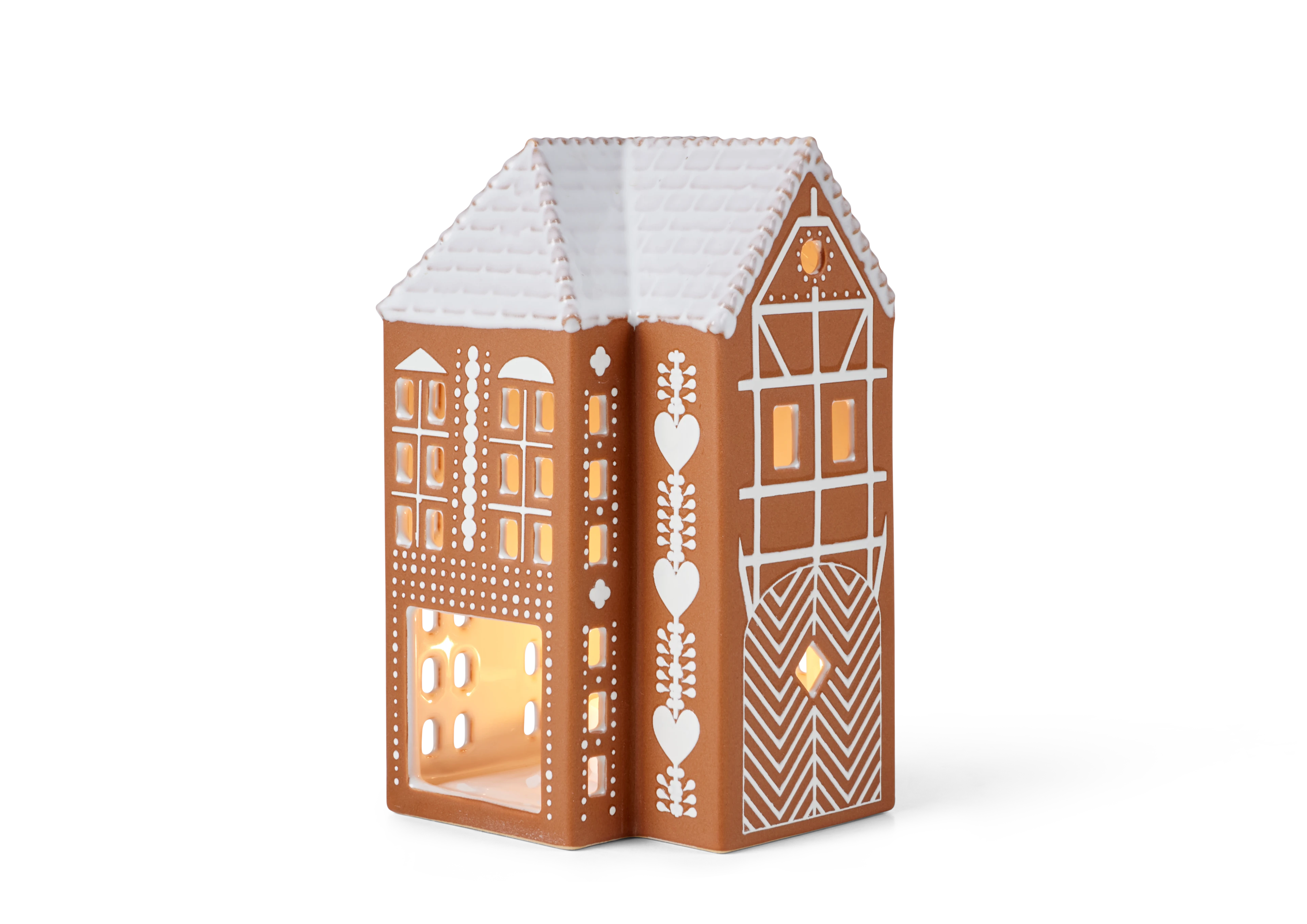 Lighthouse large from Kähler  in Brown color, made of Ceramics