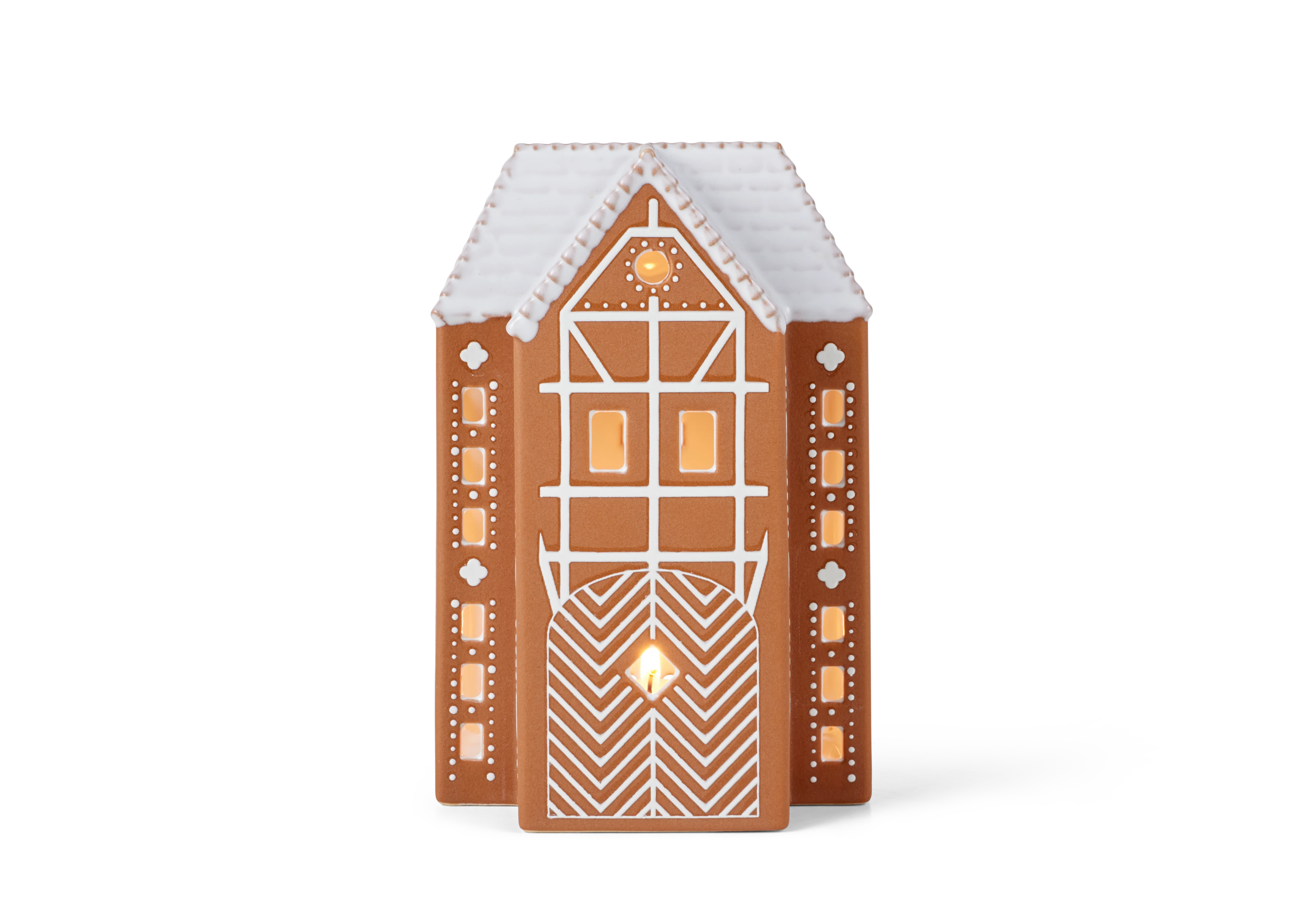 Lighthouse large from Kähler  in Brown color, made of Ceramics