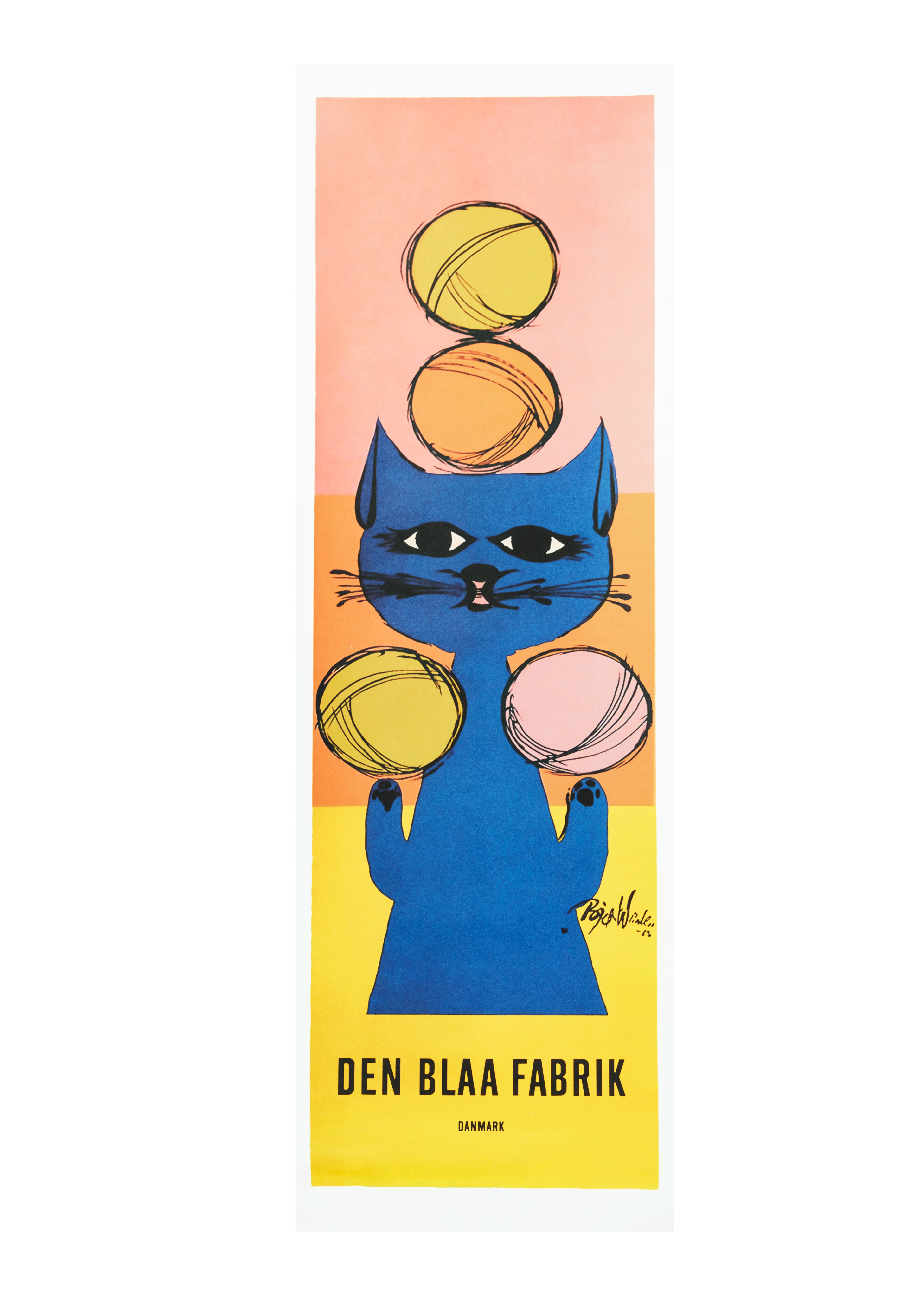 The Blue Factory 30x90 cm