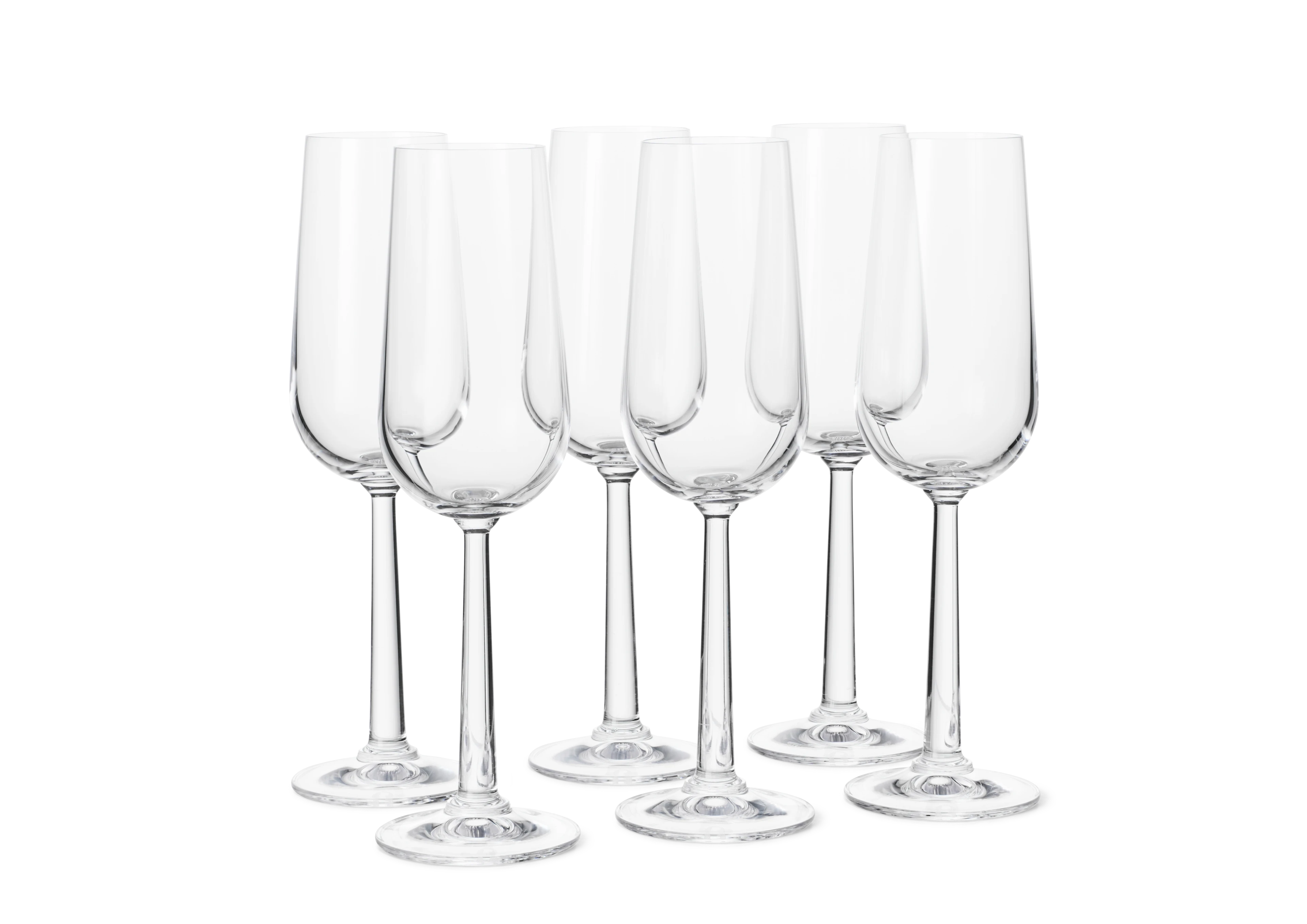 Champagneglass 24 cl 6 stk. fra Rosendahl i fargen Klar, laget av Glass