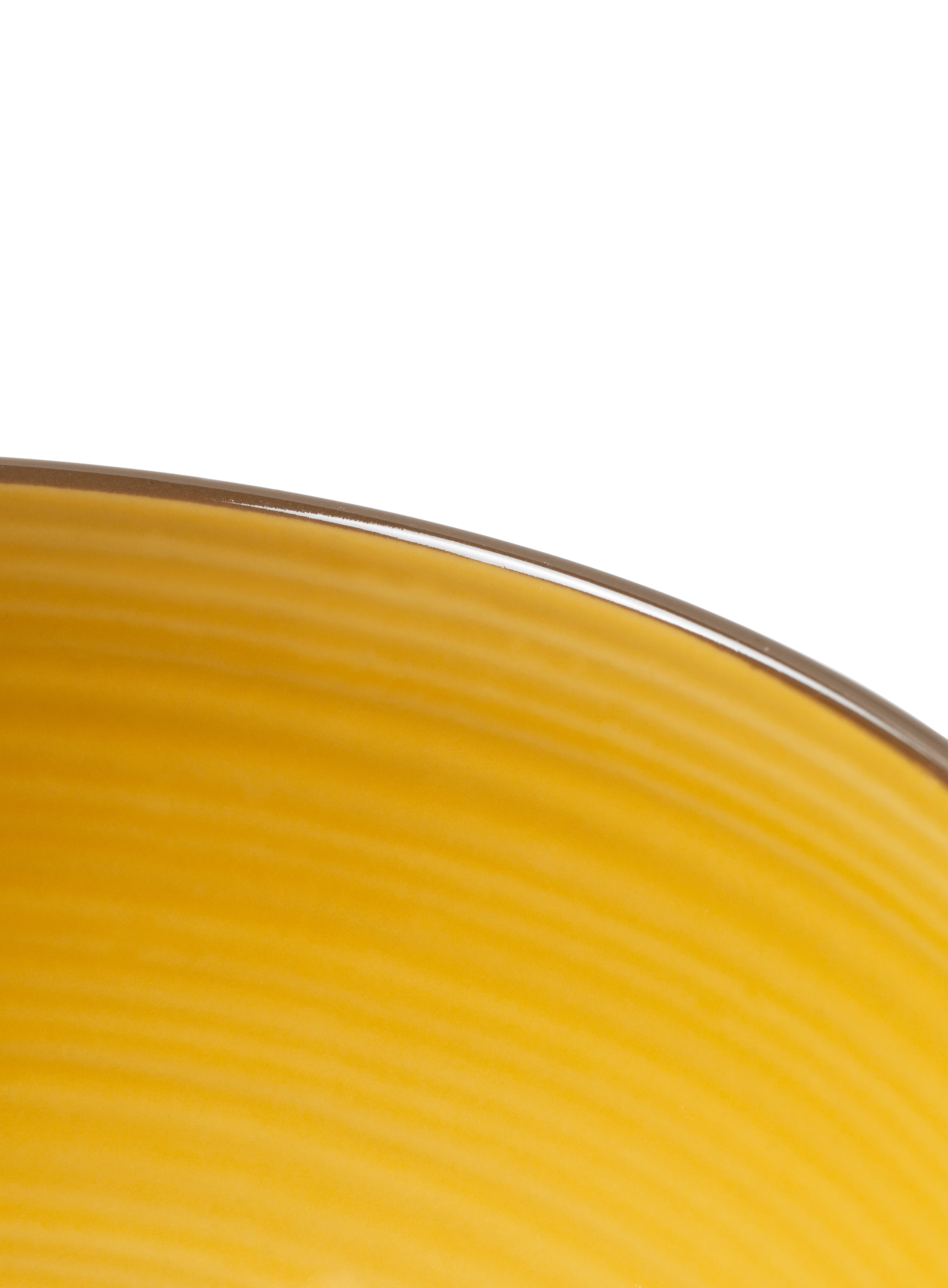 Bowl Ø19 cm from Kähler  in Saffron yellow color, made of Ceramics