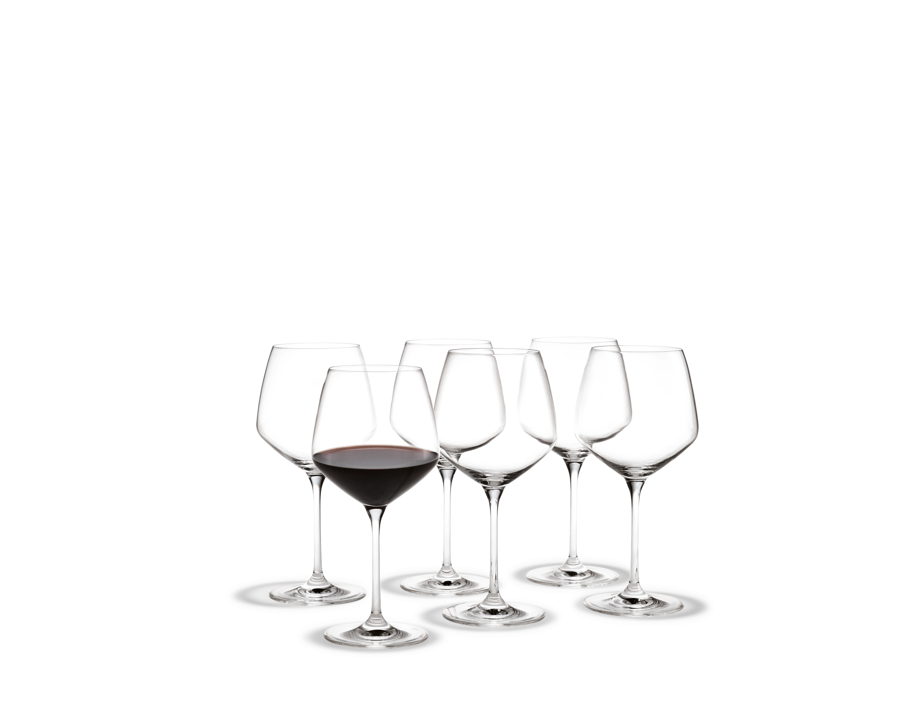 Burgundy Glass 59 cl 6 pcs. from Holmegaard in Clear color, made of Glass