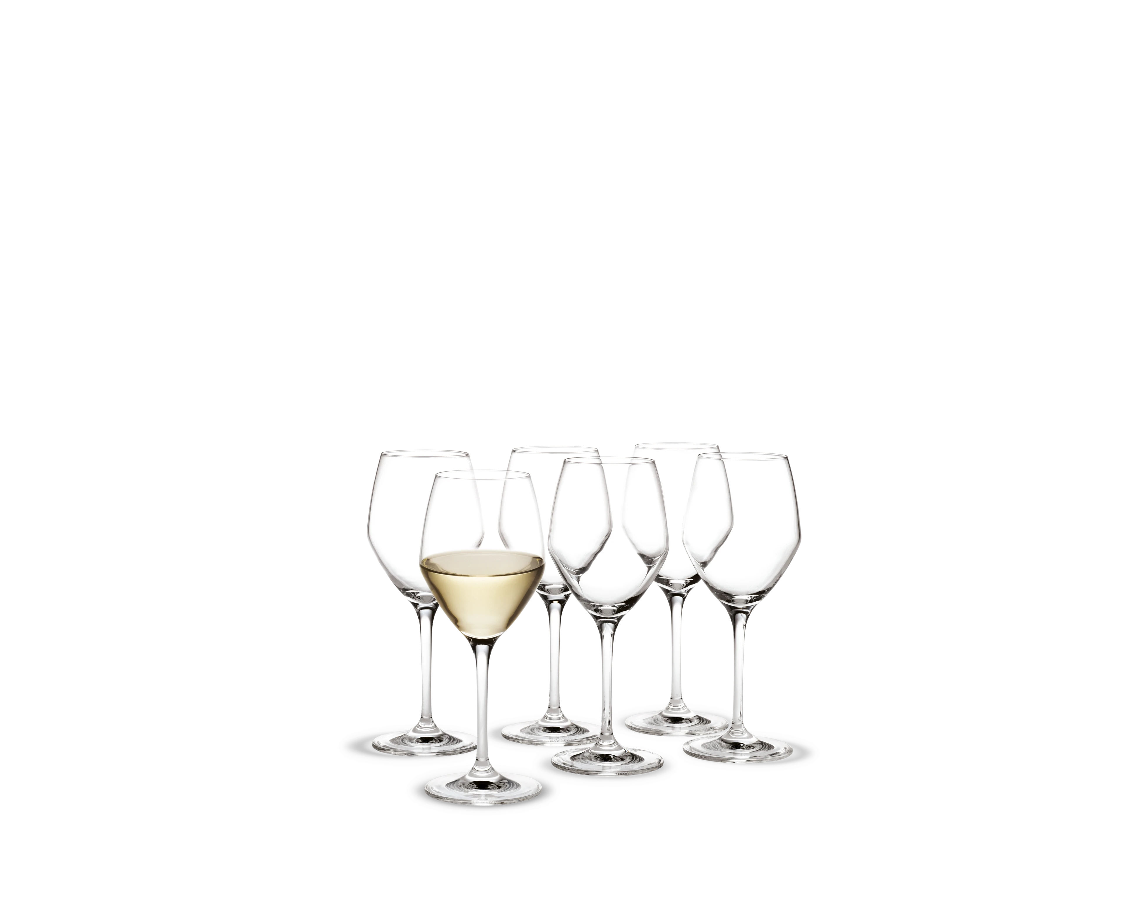 Weißweinglas 32 cl 6 Stck. von Holmegaard in der Farbe Klar, hergestellt aus Glas