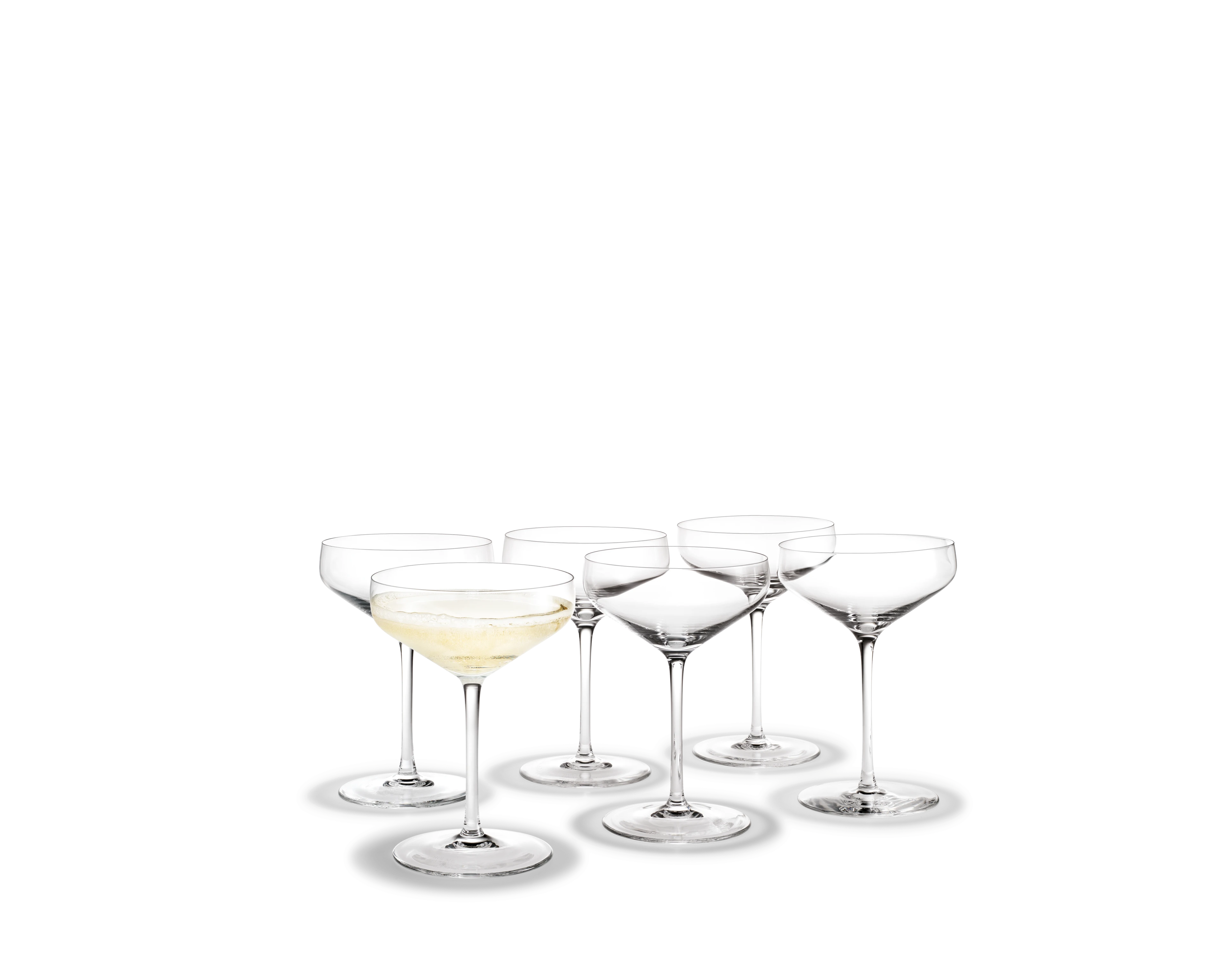 Cocktail Glass 38 cl 6 pcs. from Holmegaard in Clear color, made of Glass