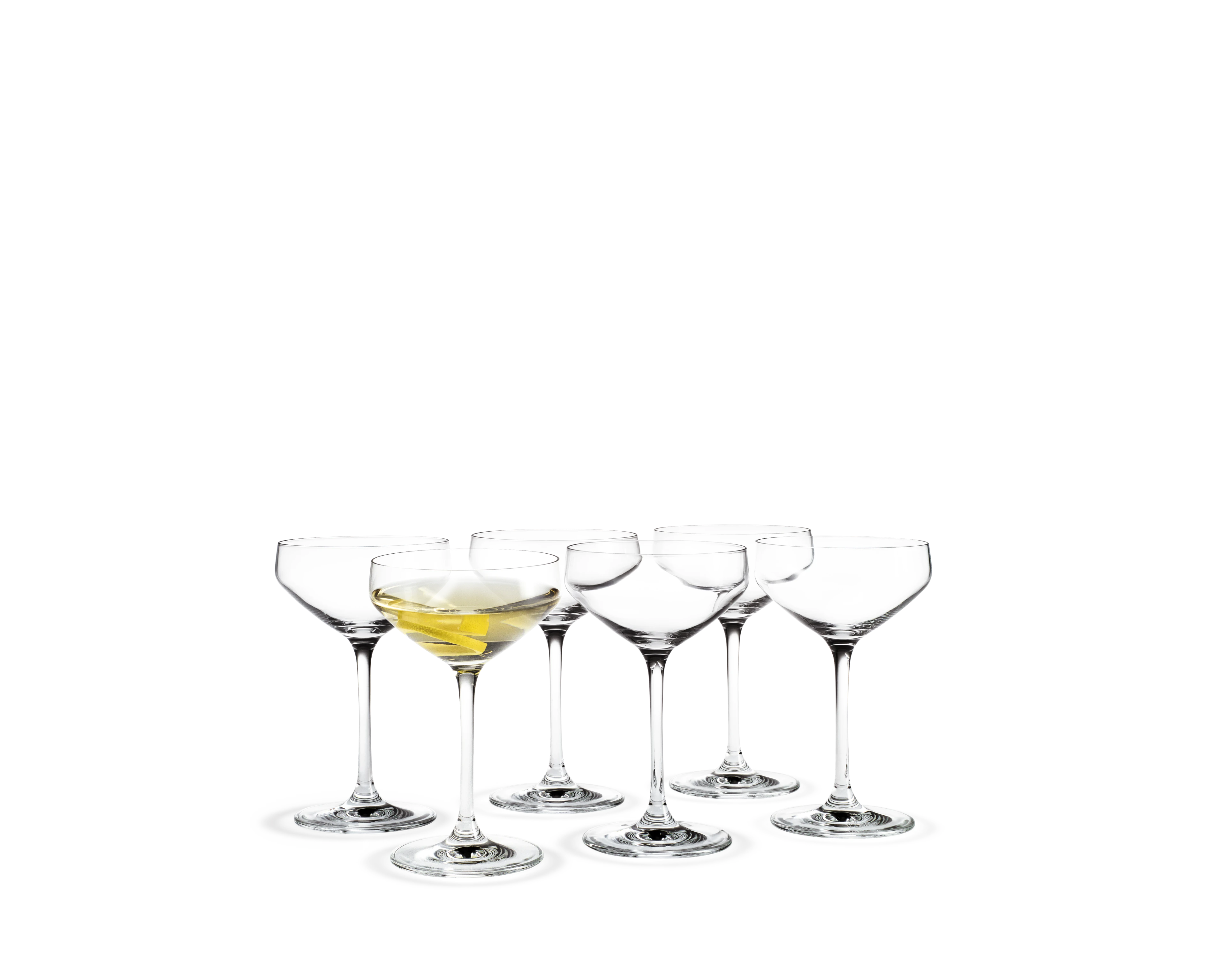 Martini Glass 29 cl 6 pcs. from Holmegaard in Clear color, made of Glass