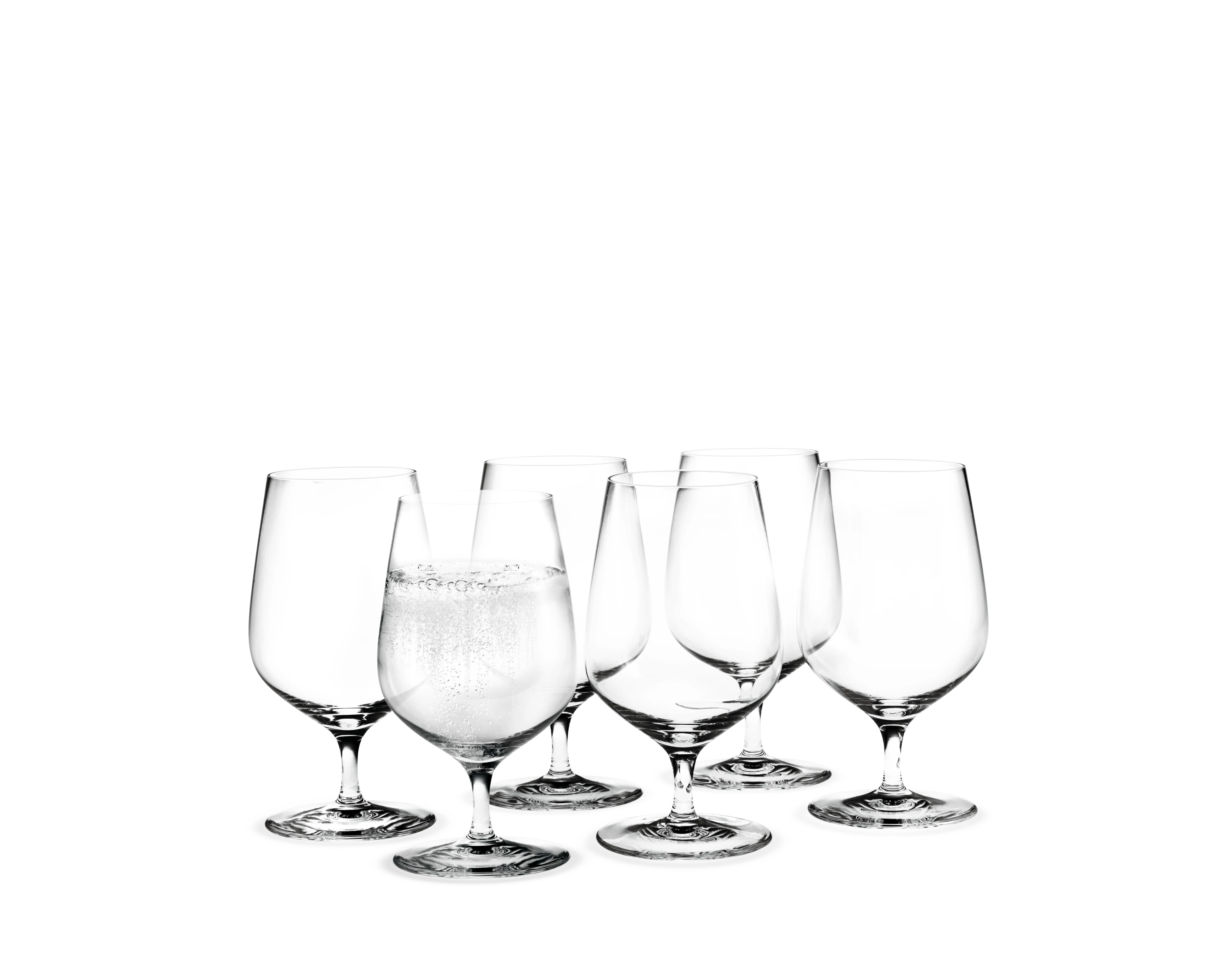 Vandglas 36 cl 6 stk. fra Holmegaard i farven Klar, lavet af Glas