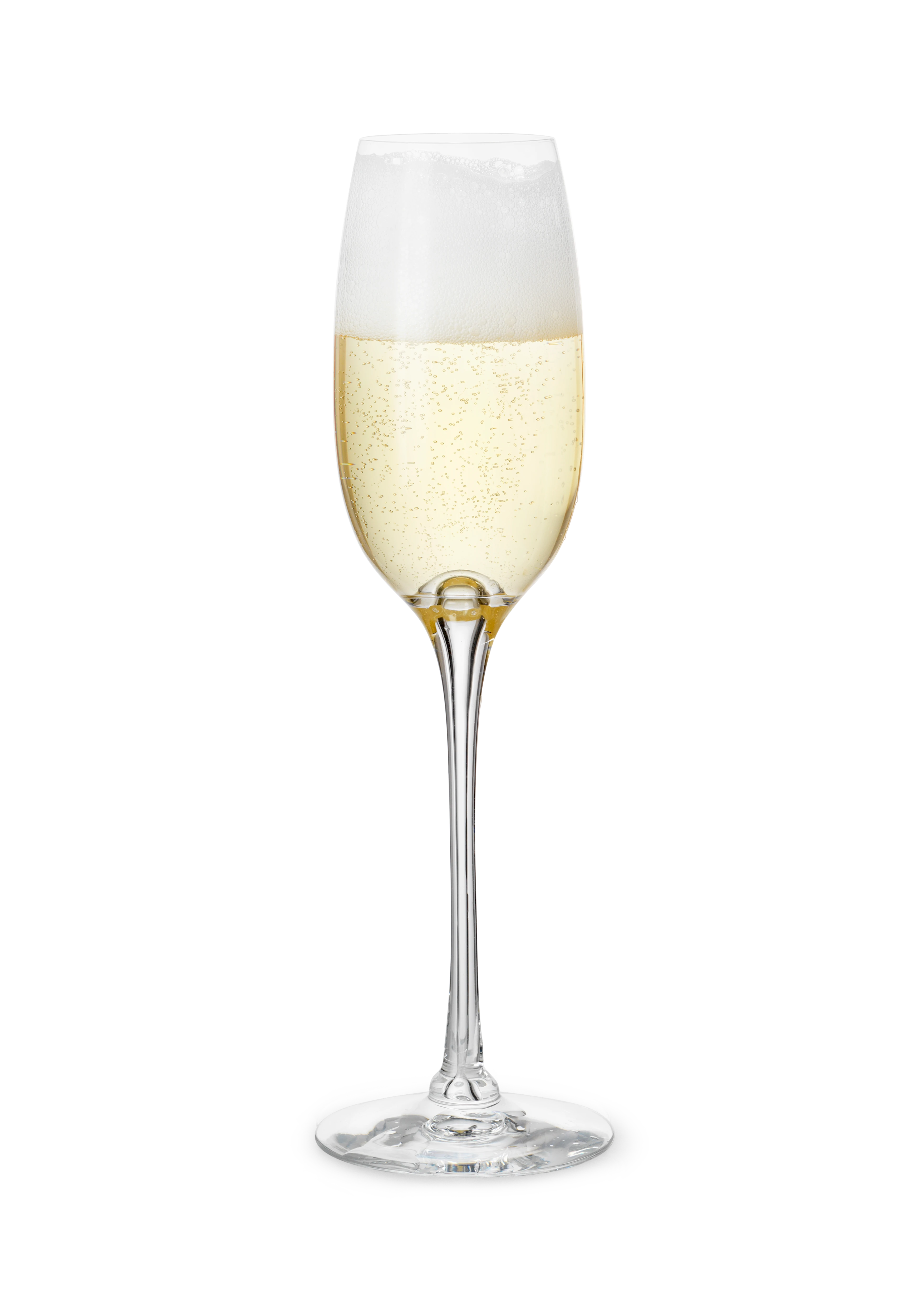 Champagneglas 21 cl fra Holmegaard i farven Klar, lavet af Glas