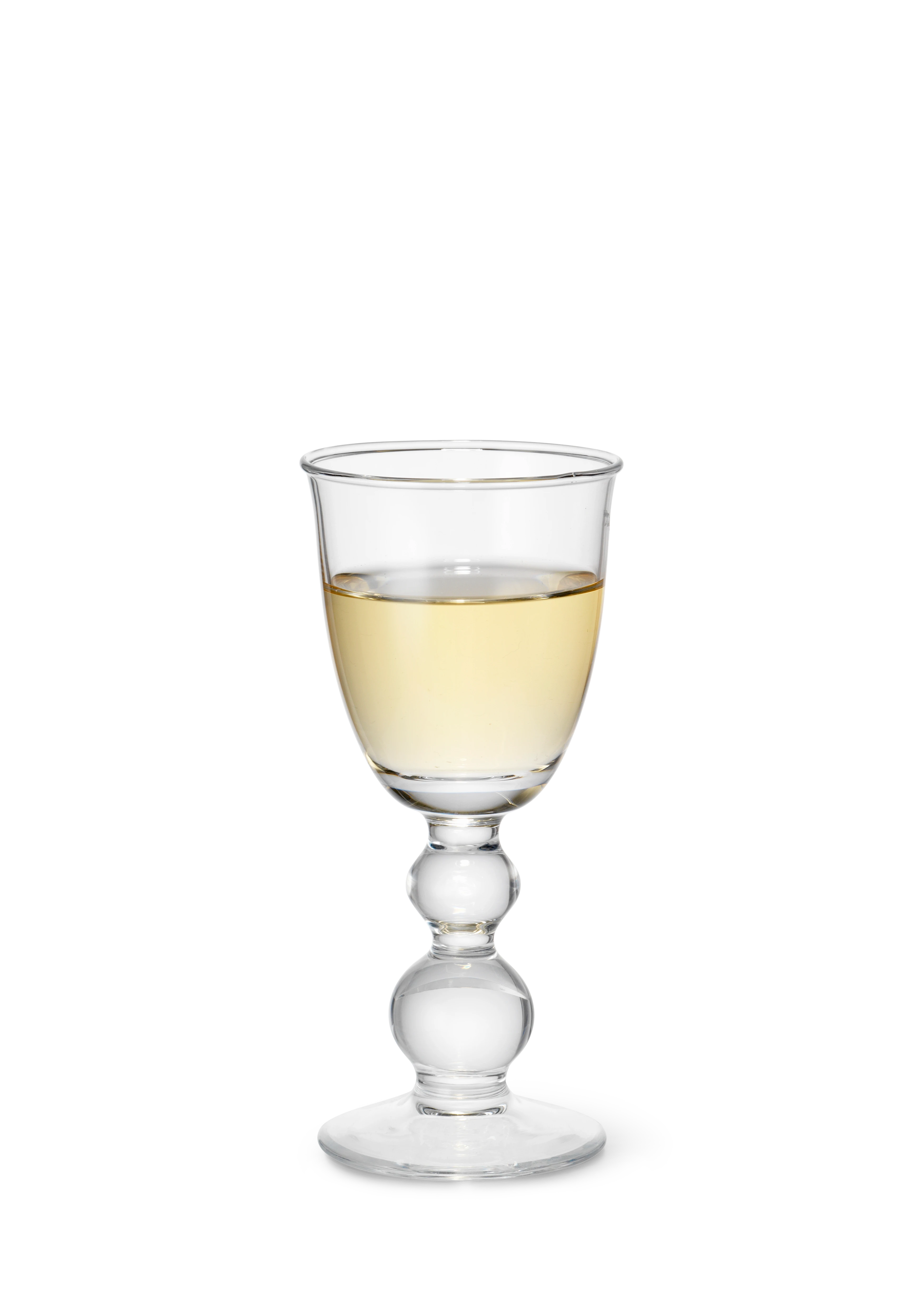 White Wine Glass 13 cl from Holmegaard in Clear color, made of Glass
