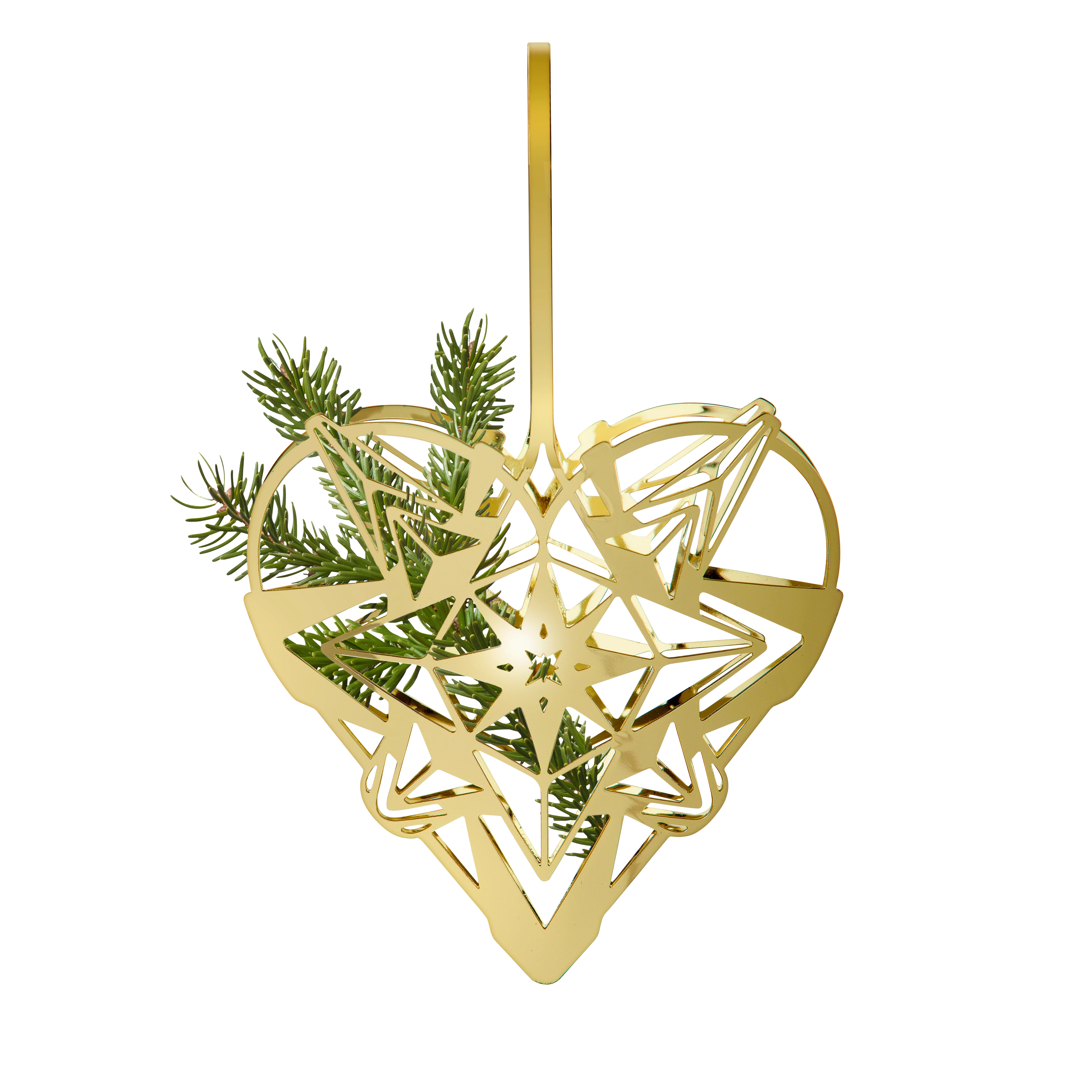 Hjerte H25.6 fra Rosendahl i fargen Forgylt, laget av Metall