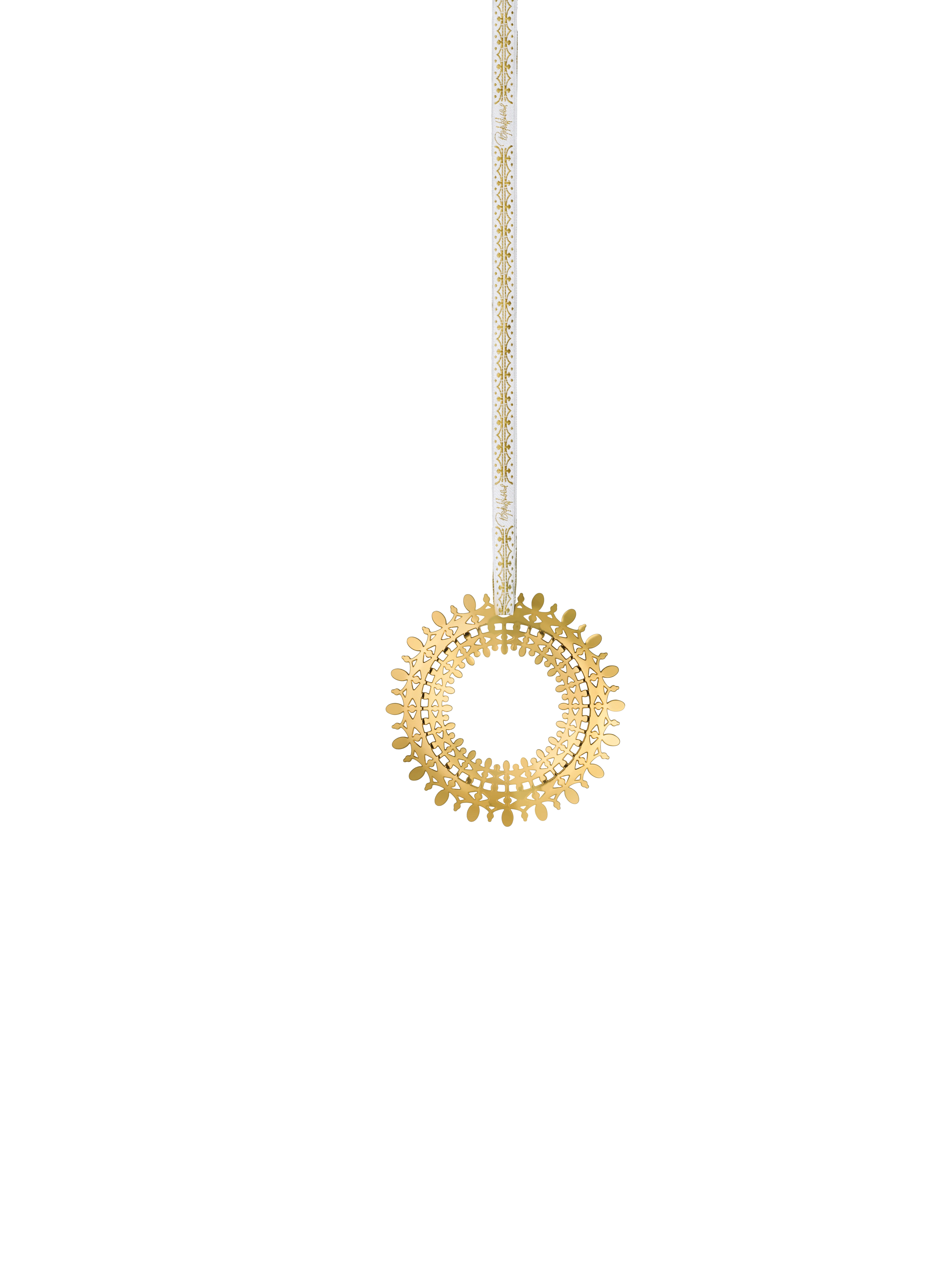 Julekrans Ø7 cm fra Bjørn Wiinblad i farven Forgyldt, lavet af Metal