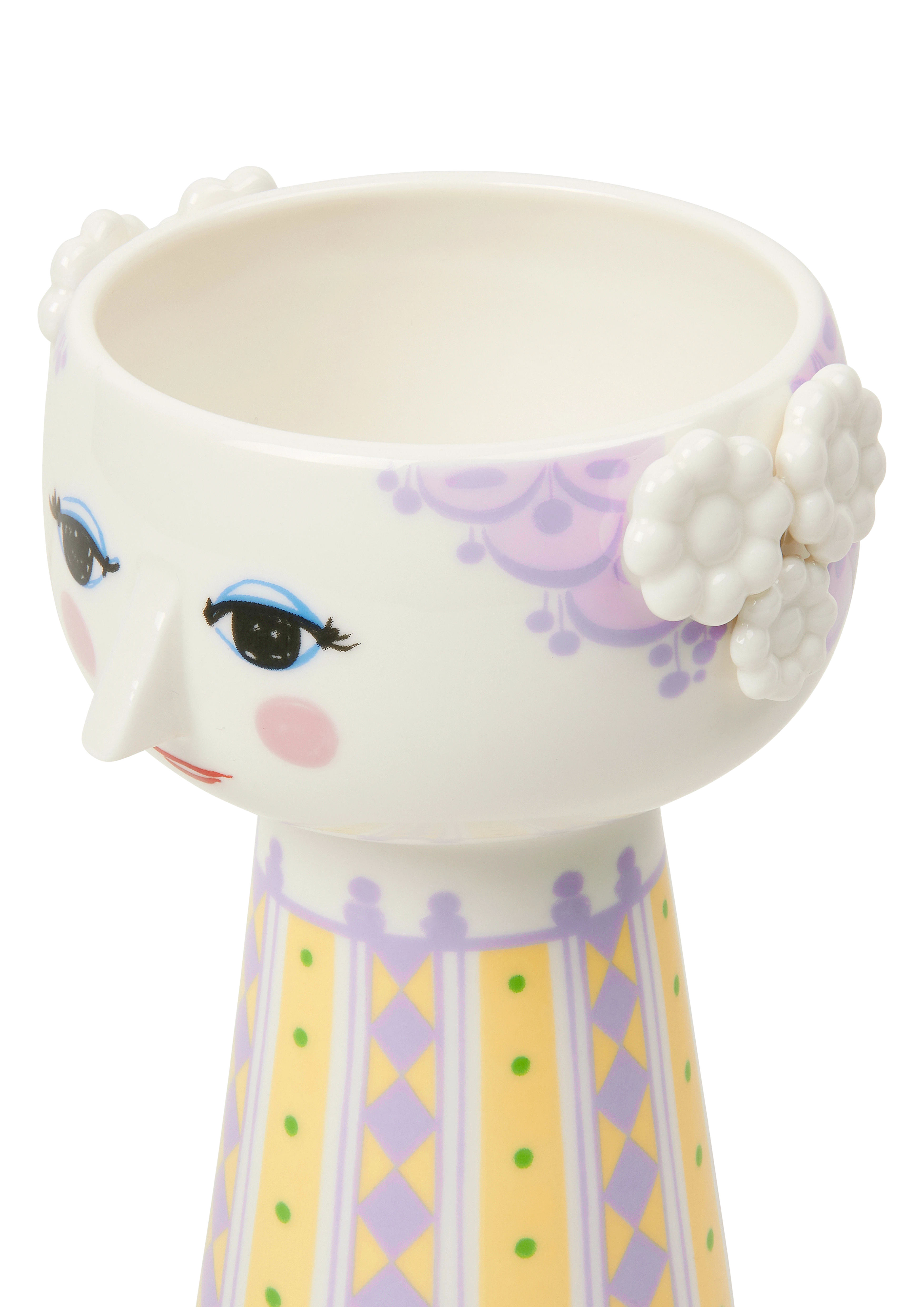 Vase H15 cm from Bjørn Wiinblad in Lavender color, made of Ceramics