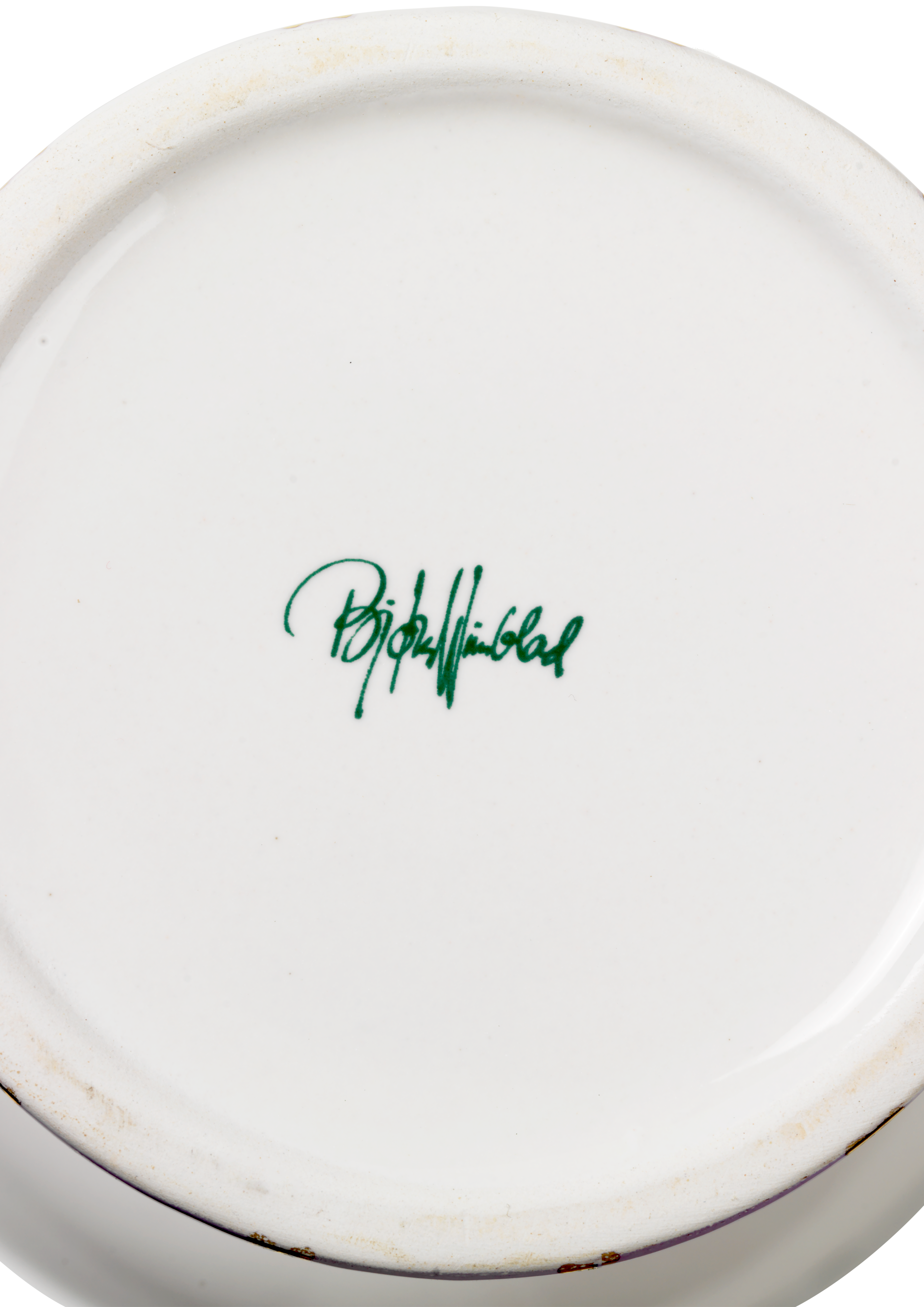 BJORN WIINBLAD/EVA VASE/Green/2022 Limited Bjørn Wiinblad Eva Vase H18.5 cm dark green - Buy here