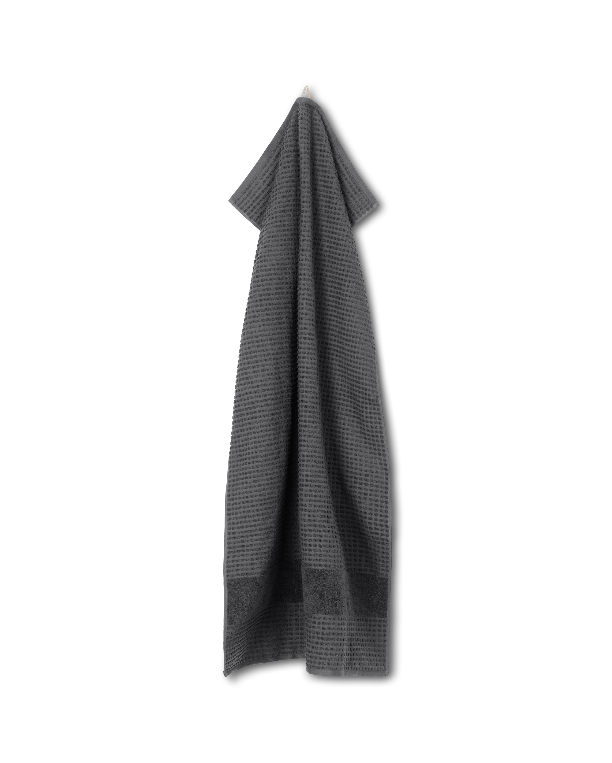 Towel 70x140 cm from JUNA in Dark grey color, made of Cotton