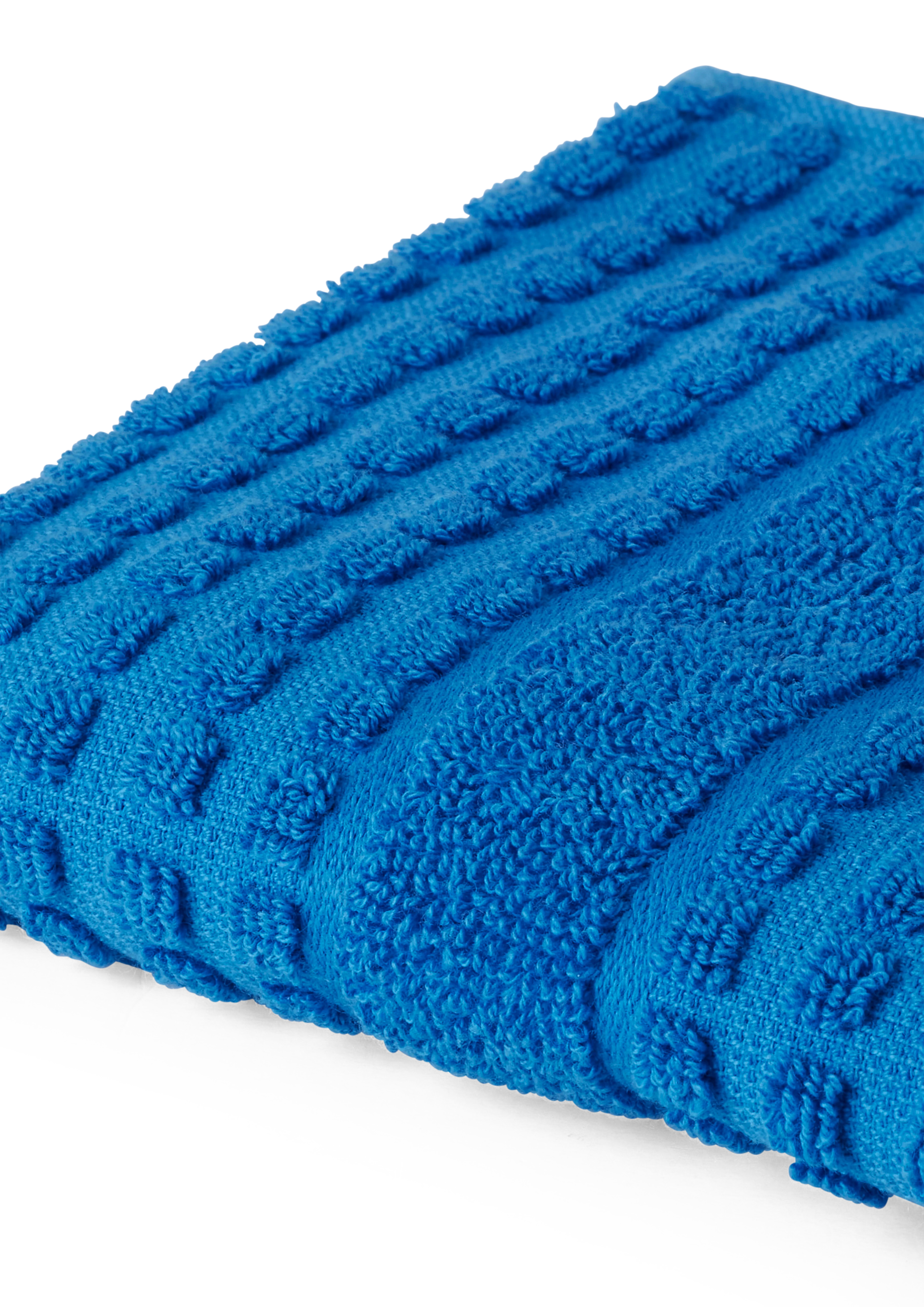 Waschlappen 30x30 cm von JUNA in der Farbe Blau, hergestellt aus Baumwolle