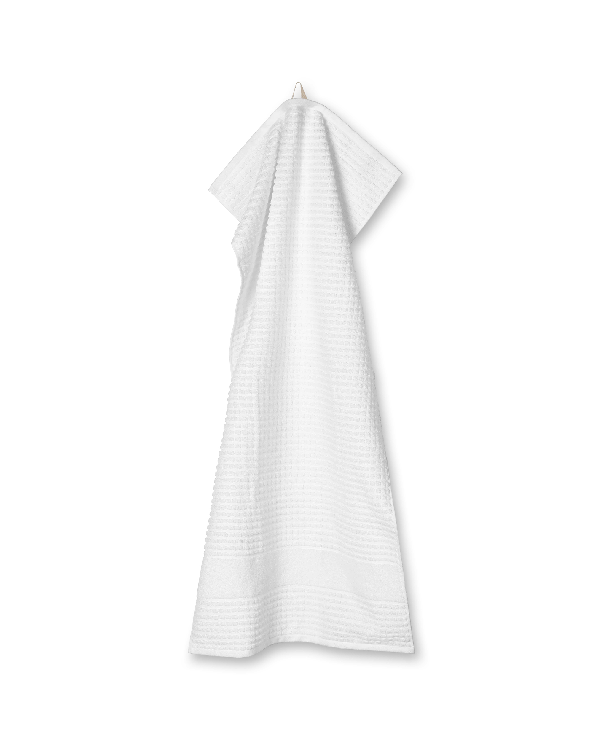 Towel 50x100 cm from JUNA in White color, made of Cotton