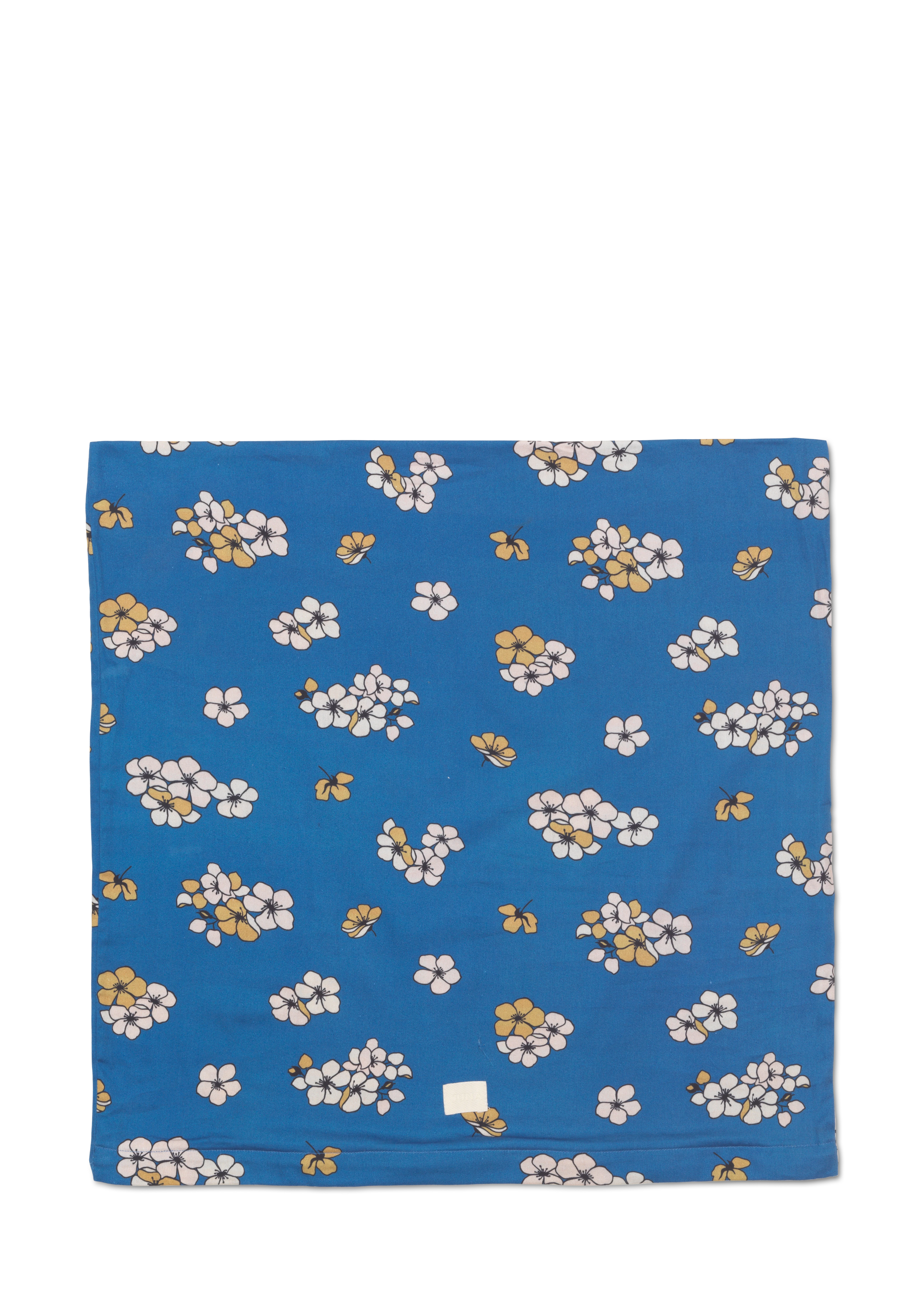 Putetrekk 63x60 cm fra JUNA i fargen Blå, laget av Bomullsateng