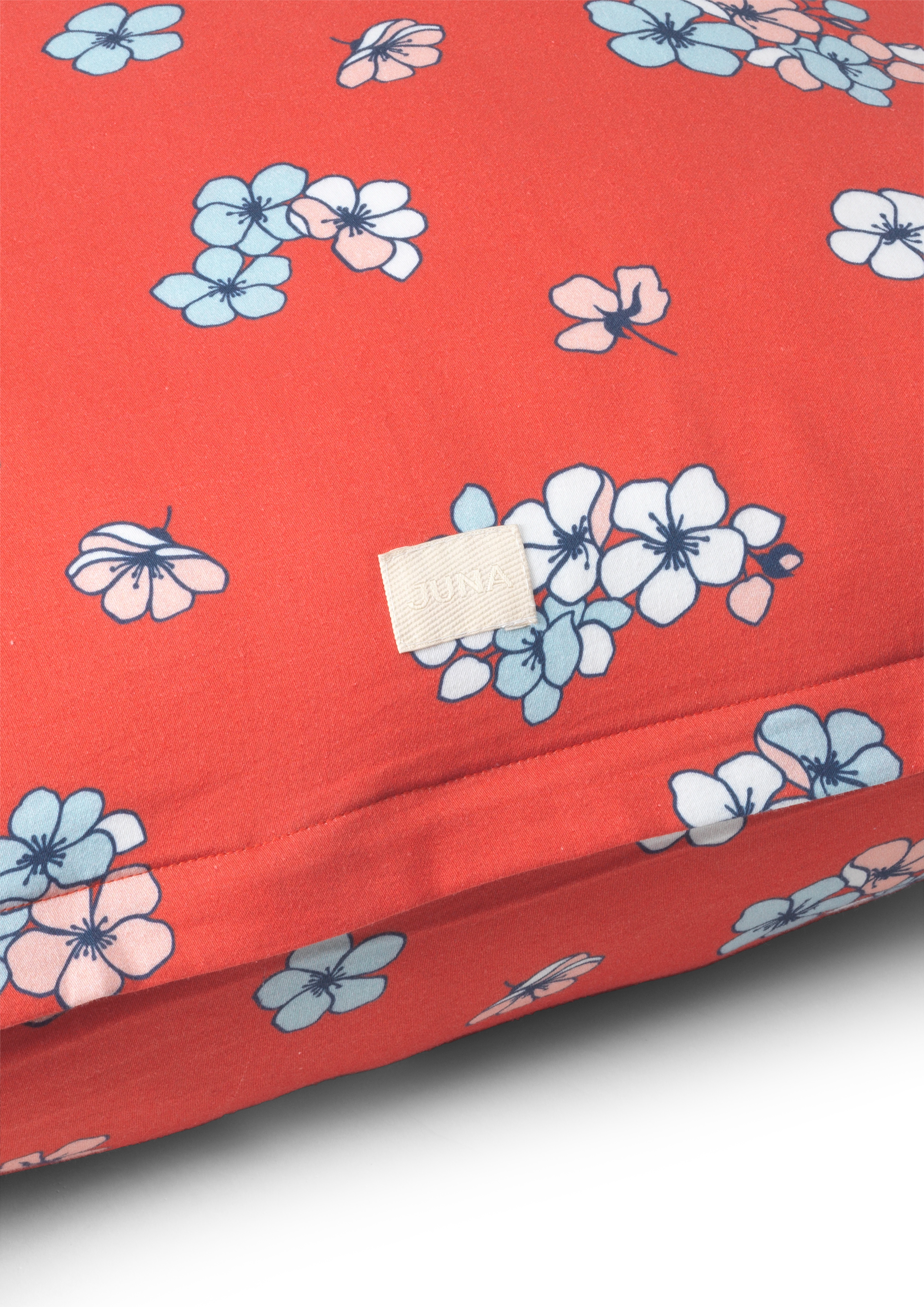Pillowcase 60x50 cm from JUNA in Chili color, made of Cotton sateen