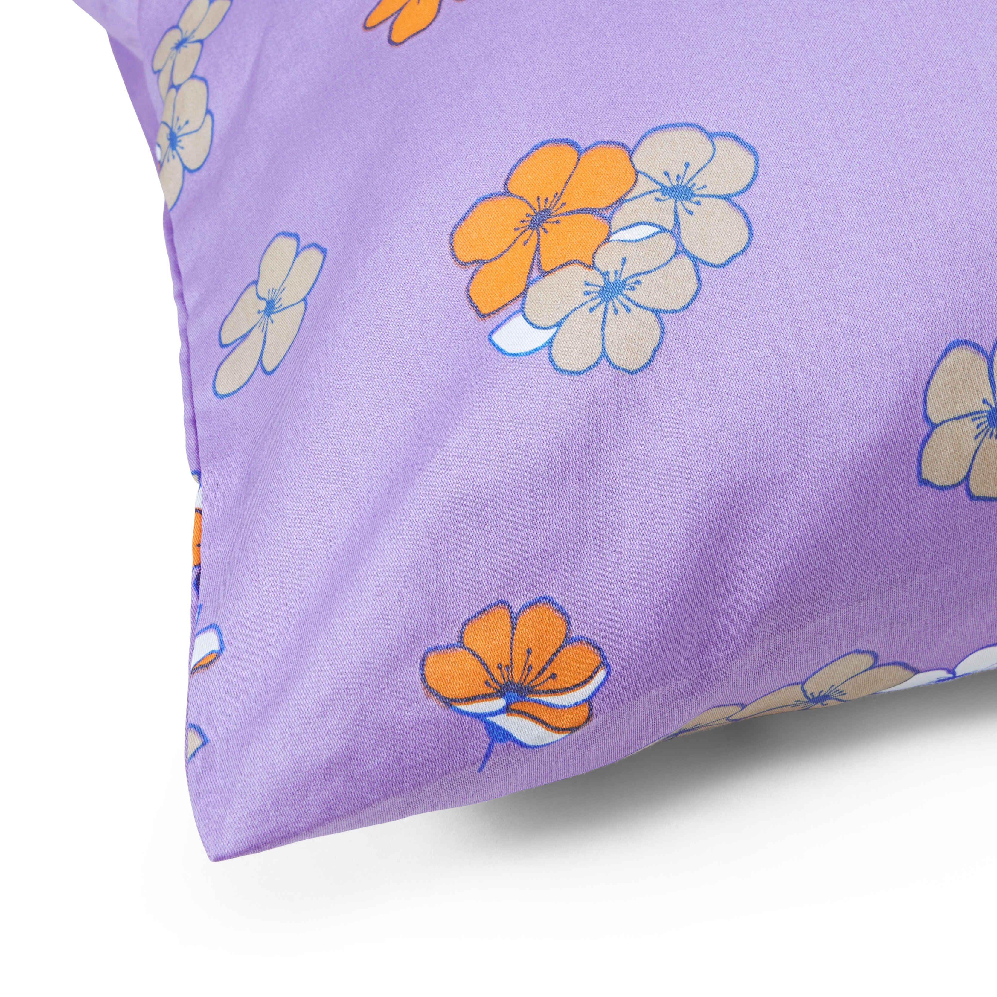 Putetrekk 70x50 cm fra JUNA i fargen Lavendel, laget av Bomullsateng