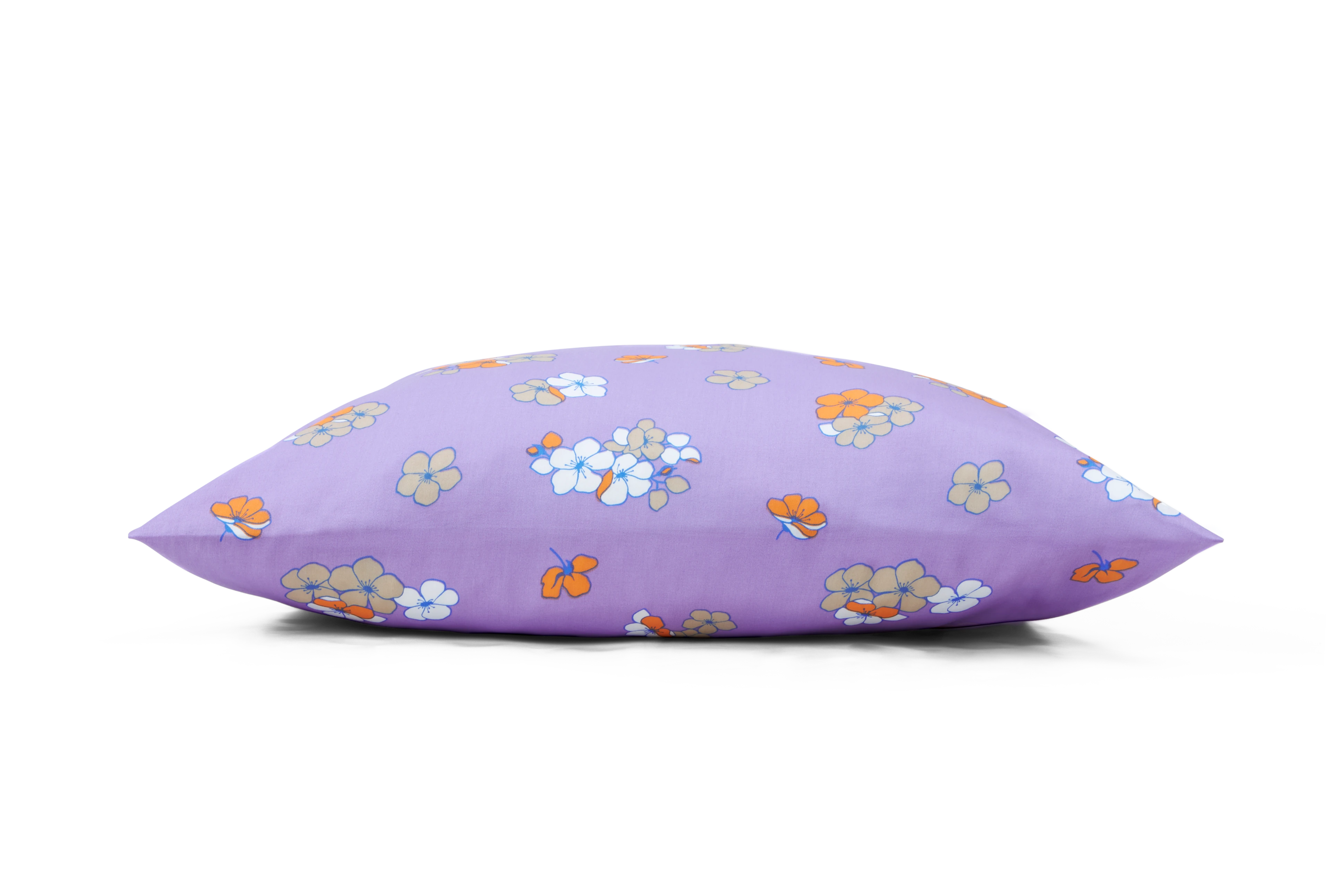 Pillowcase 60x50 cm from JUNA in Lavender color, made of Cotton sateen