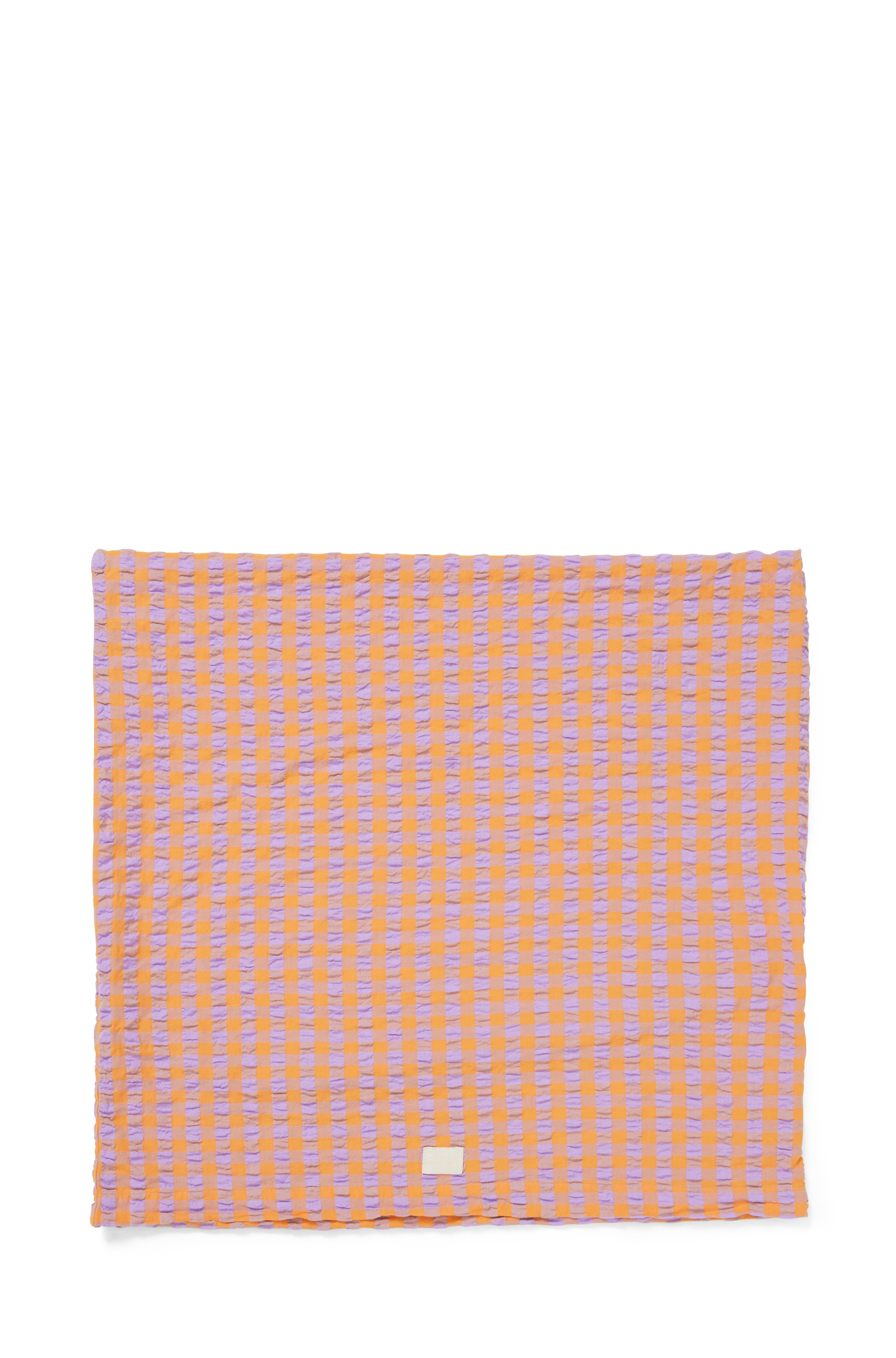 Örngott 60x50 cm från JUNA i färgen Lavender/Persika, tillverkad av Bomull