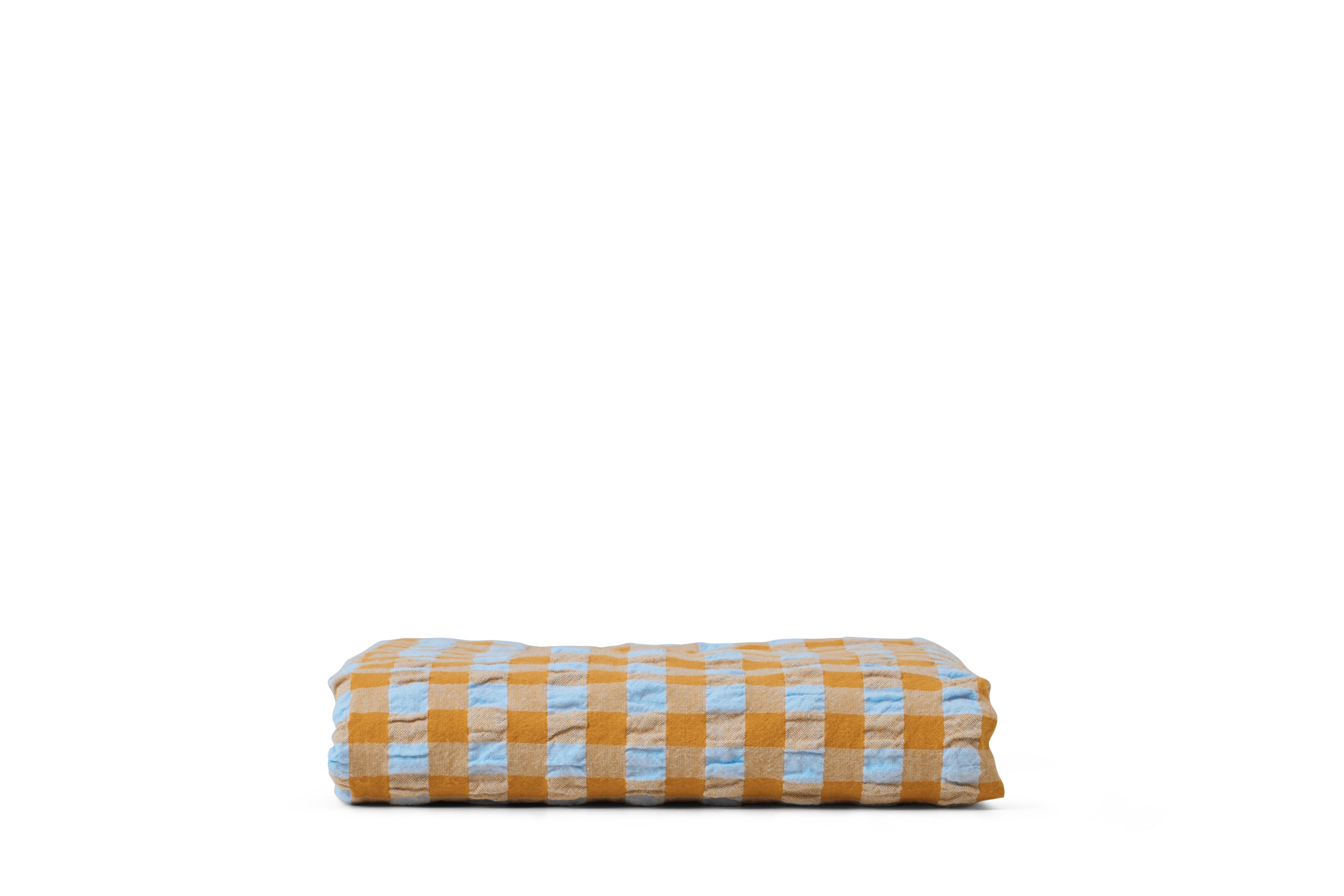 Örngott 60x50 cm från JUNA i färgen Ljusblå/Sand, tillverkad av Bomull