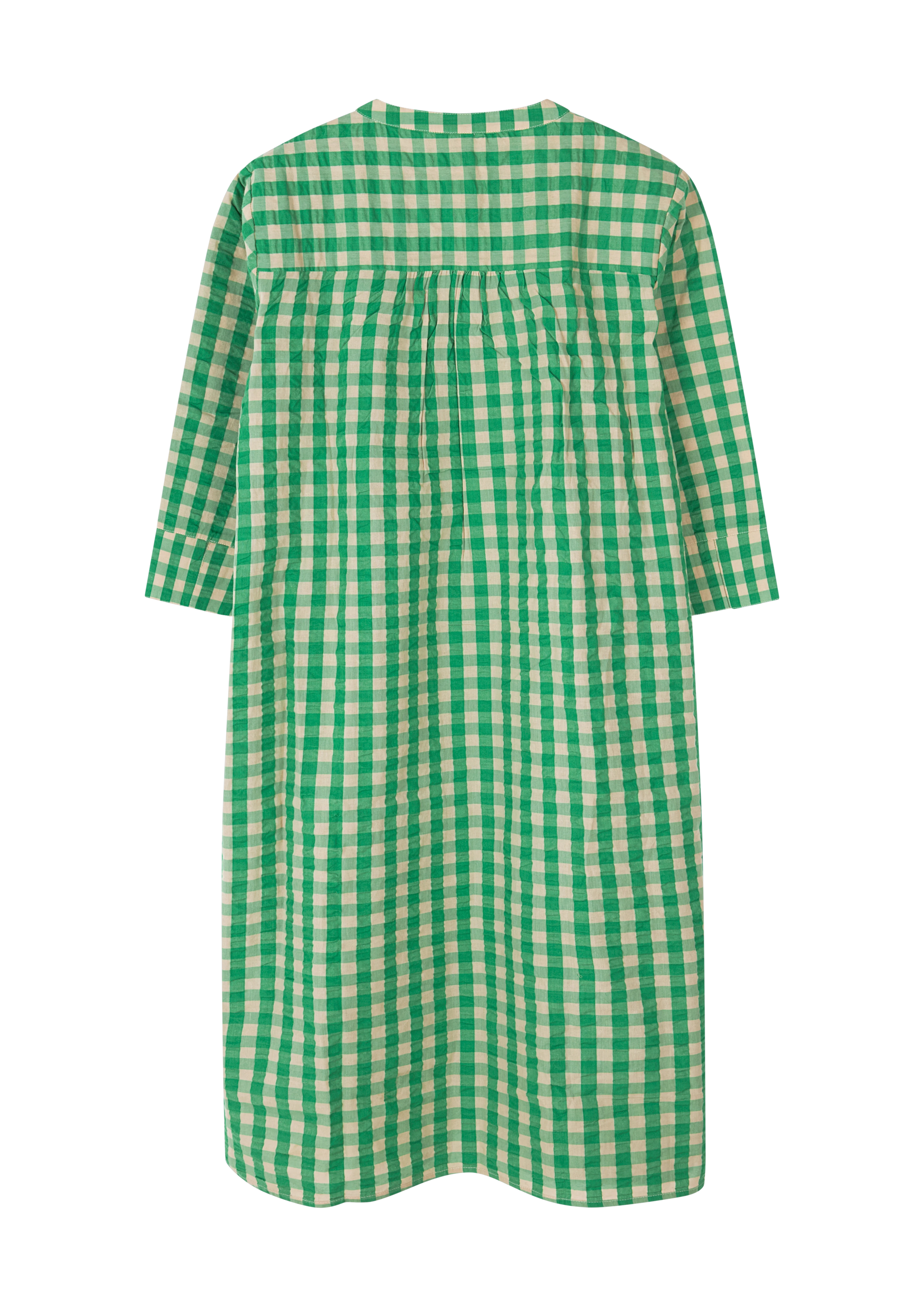 Sonja dress S/M from JUNA in Green/Sand color, made of Cotton