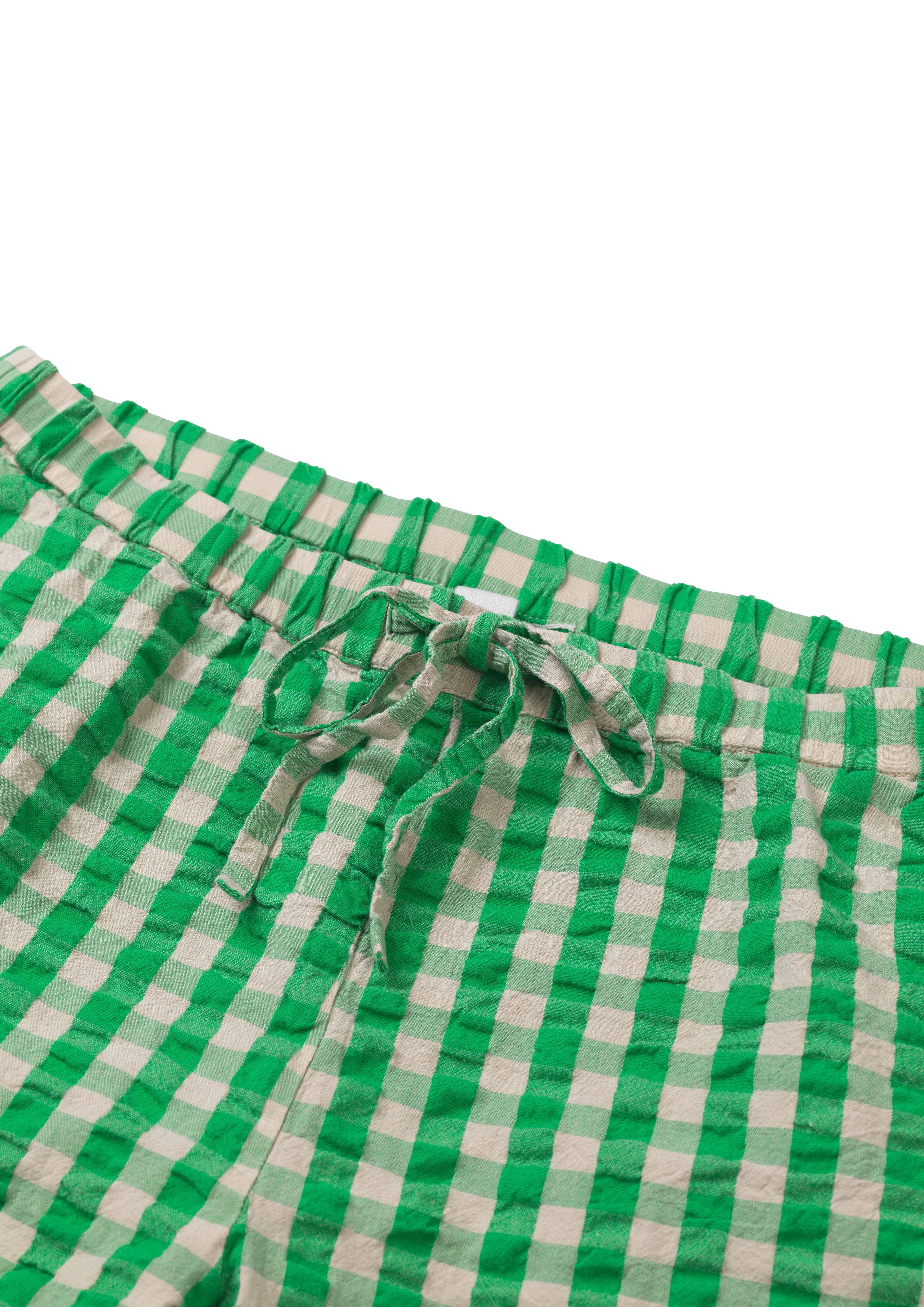 Barbara Pants XS fra JUNA i fargen Grønn/Sand, laget av Bomull