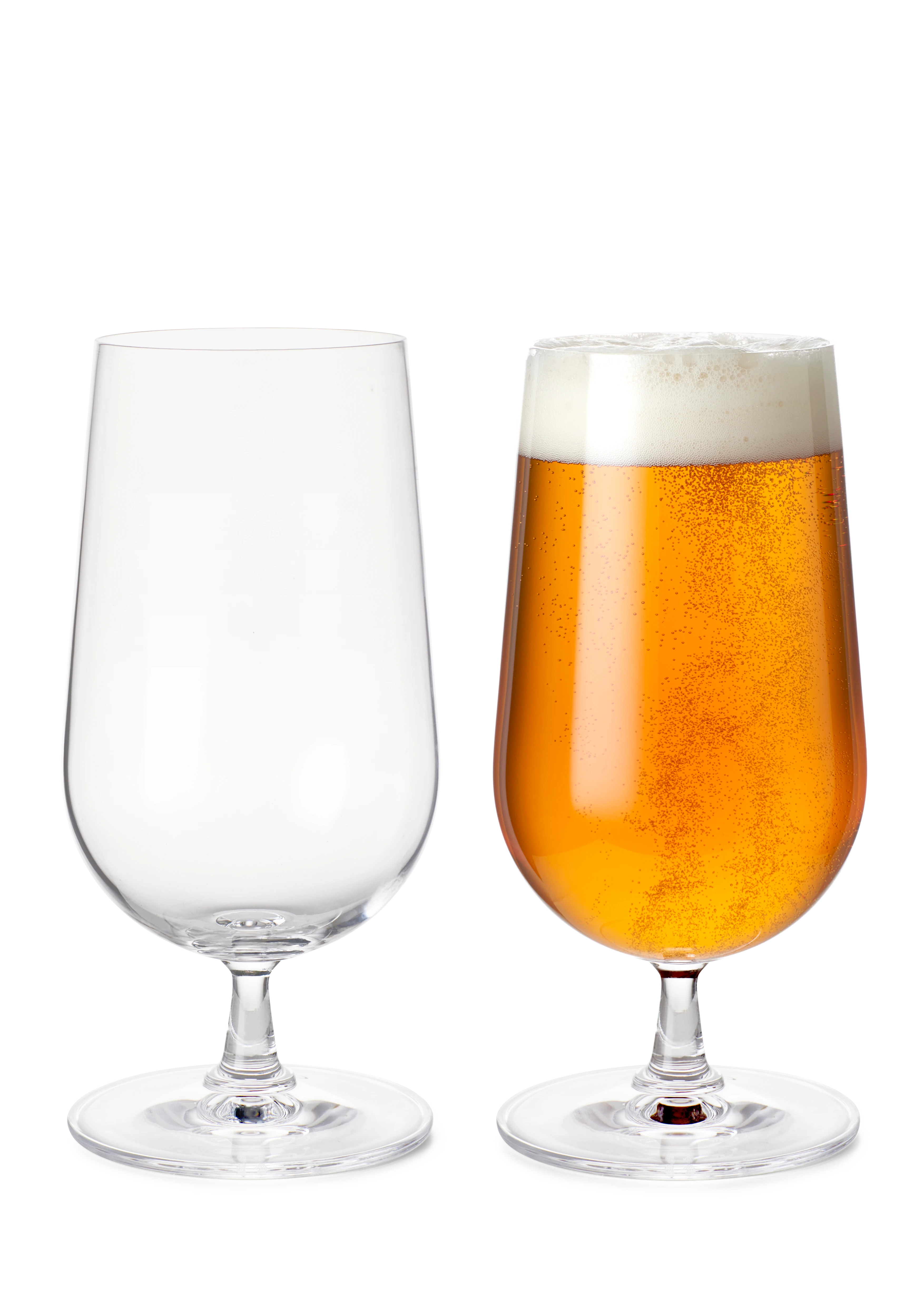 Ølglas 50 cl 2 stk. fra Rosendahl i farven Klar, lavet af Glas