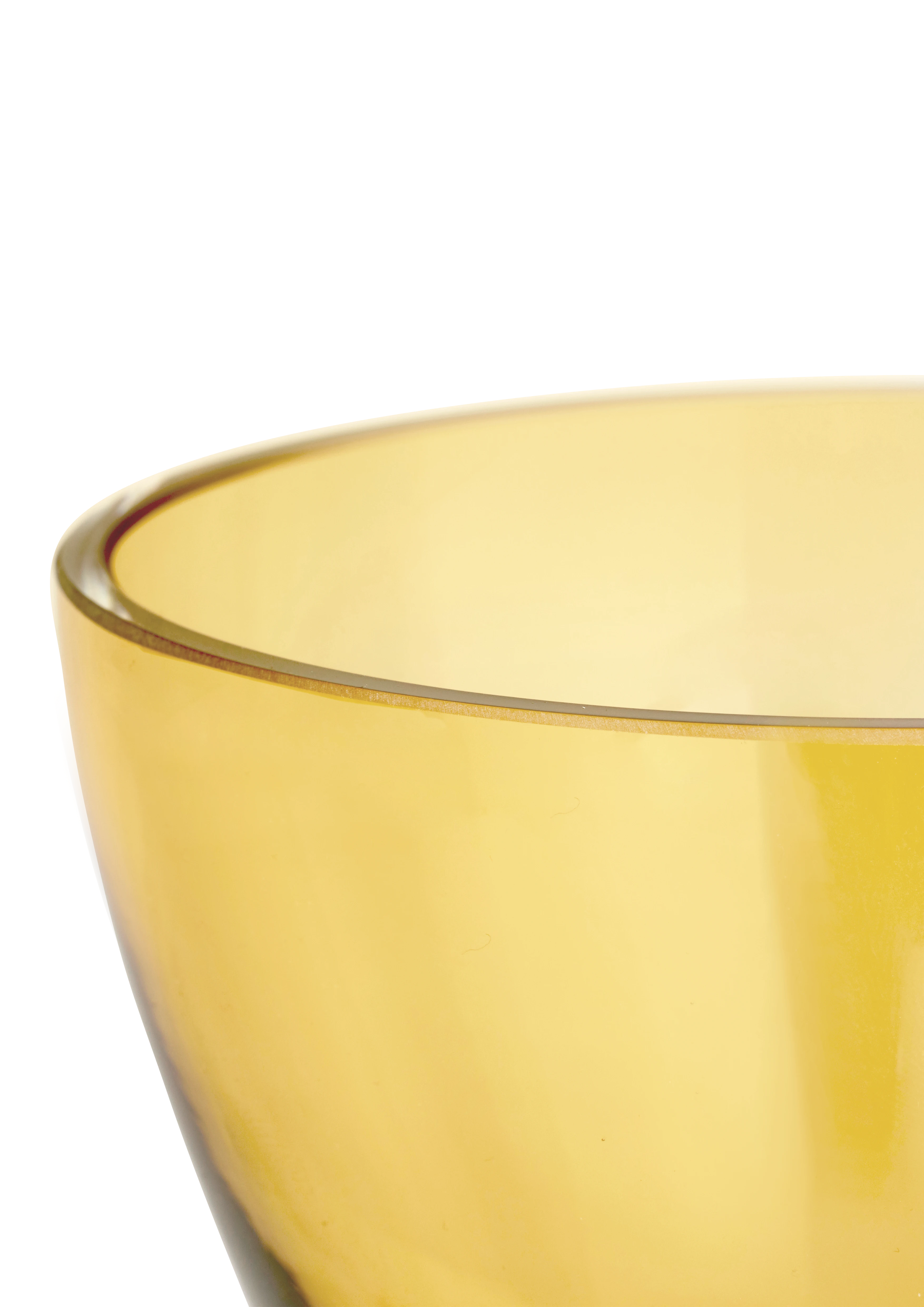 Duo Vas H21 cm från Holmegaard i färgen Burgundy/Amber, tillverkad av Glas