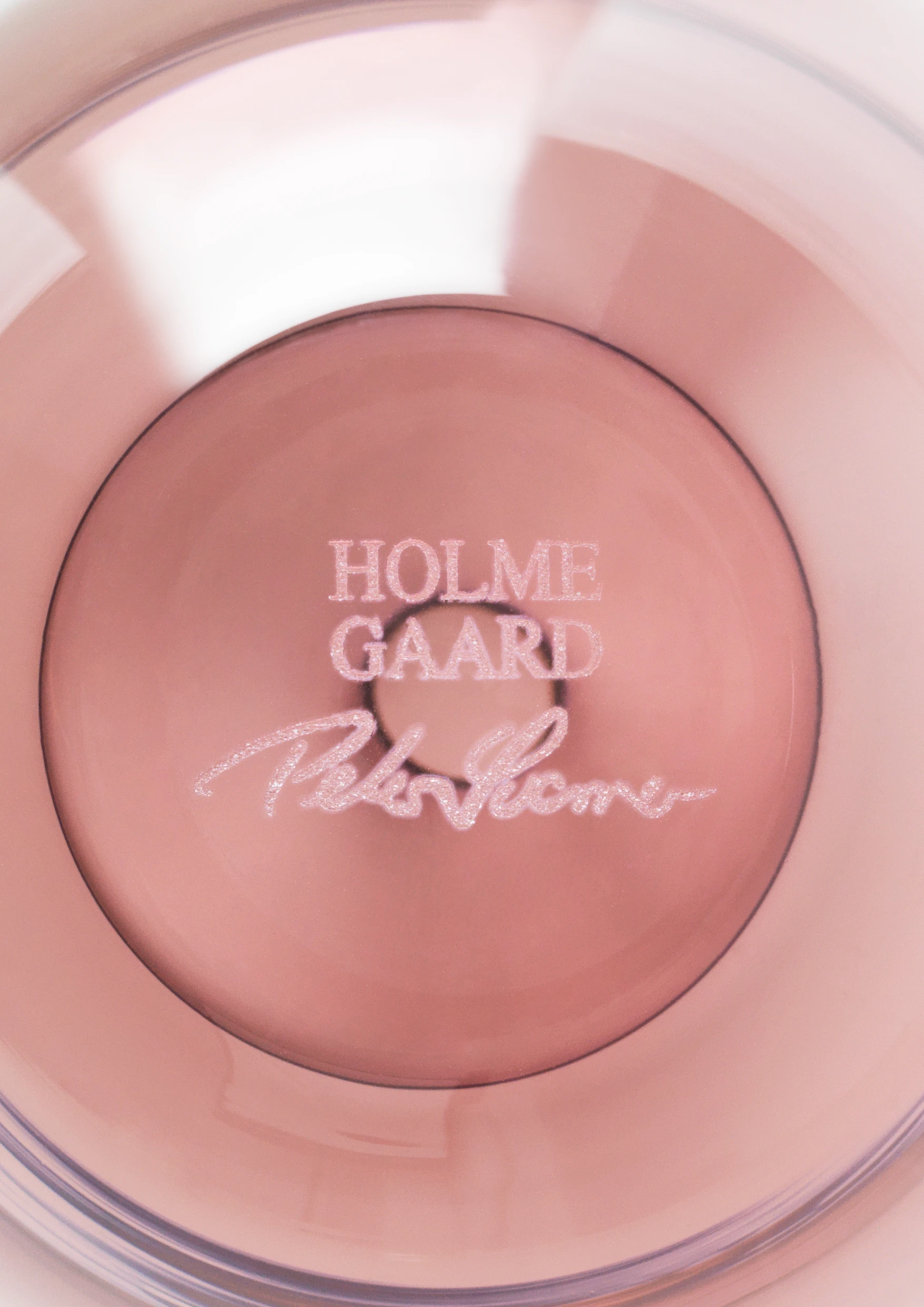 Vas H11.5 cm från Holmegaard i färgen Rosa, tillverkad av Glas