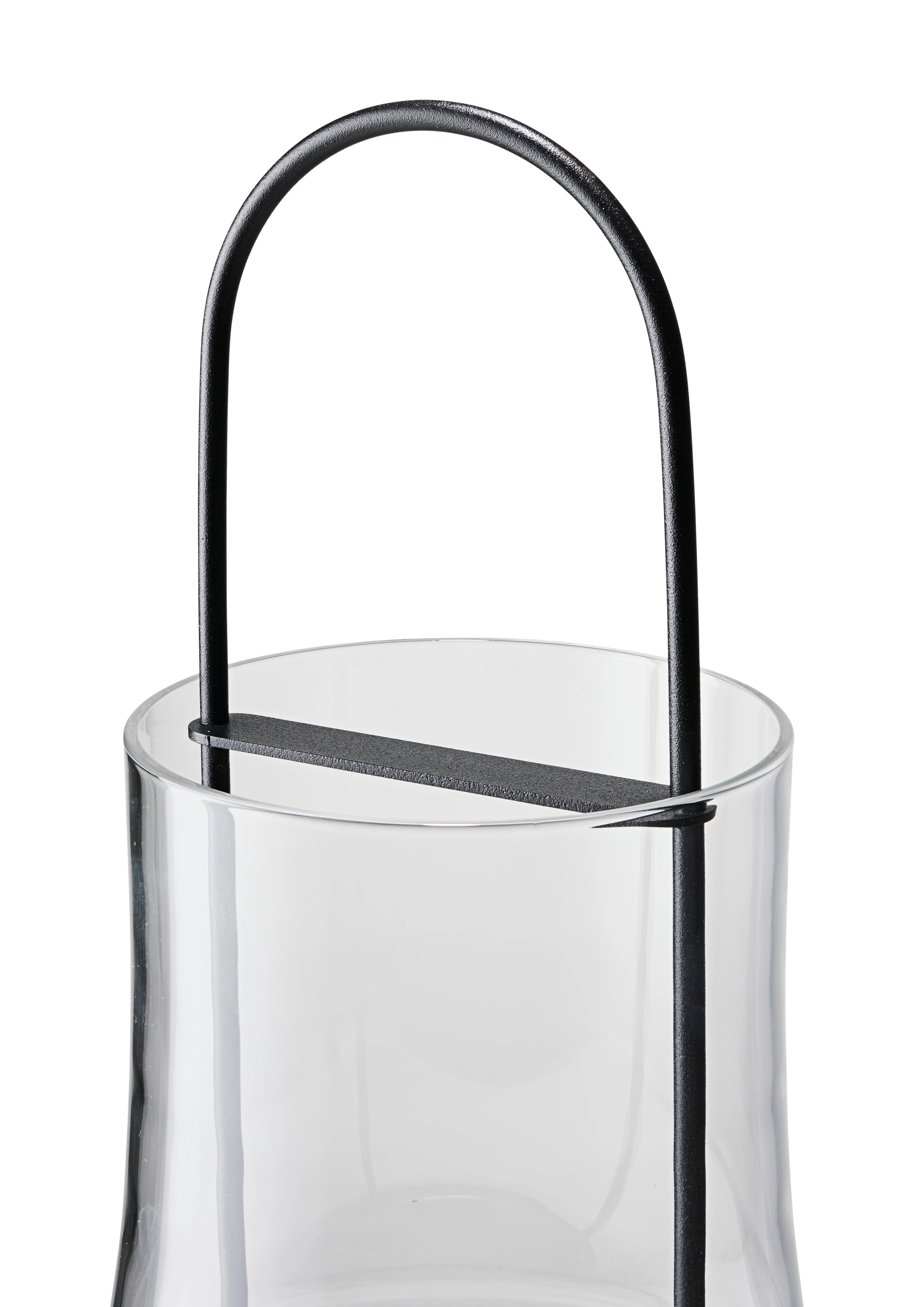 Lantern H39 cm from Holmegaard in Clear color, made of Glass