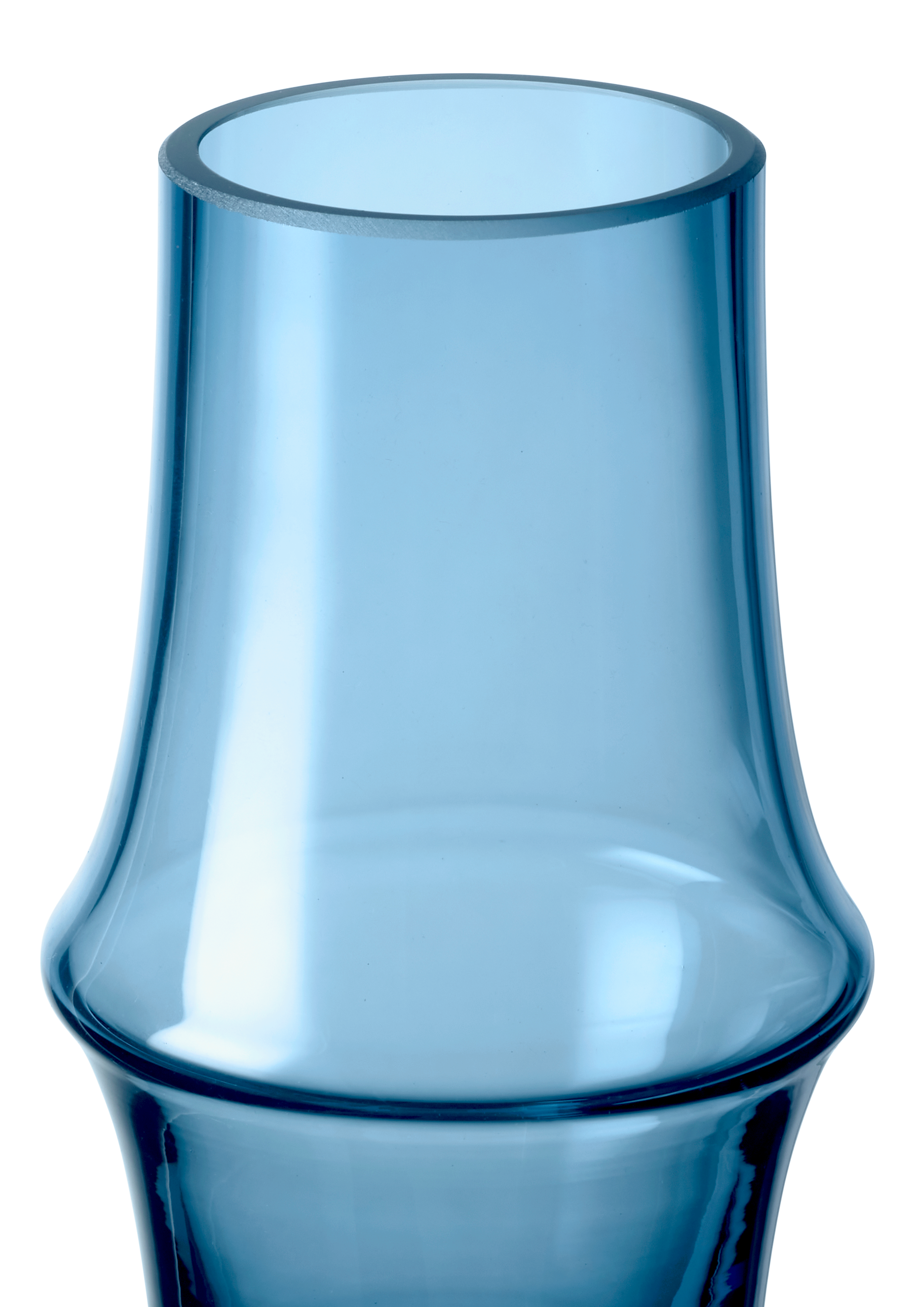 Coupe En Verre Holmegaard – Bleue, Dimensions 25x11cm – Signée – Occasion