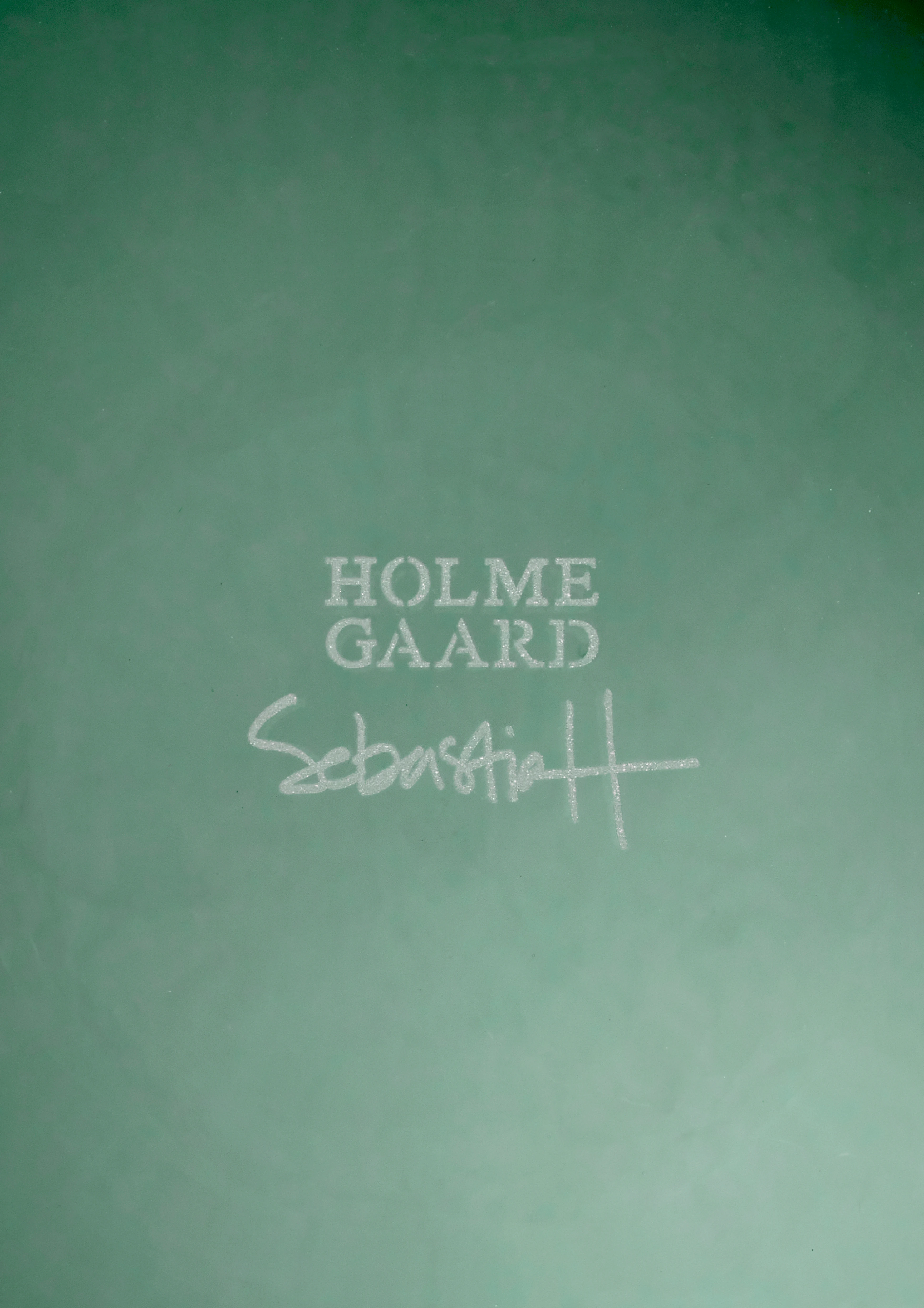 Flowerpot Ø14.5 cm from Holmegaard in Dark green color, made of Glass