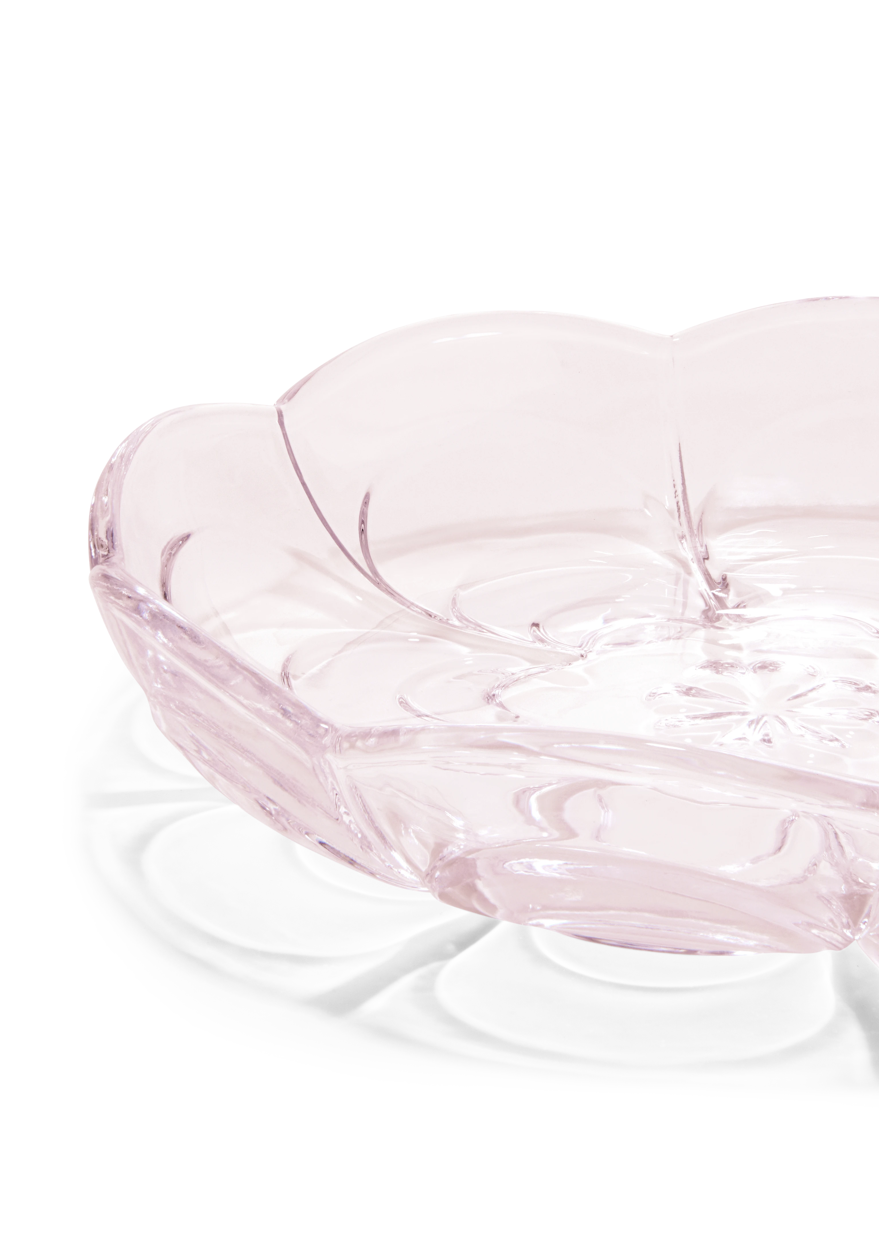 Isasiet Ø16 cm 2 stk. fra Holmegaard i farven Cherry blossom, lavet af Glas