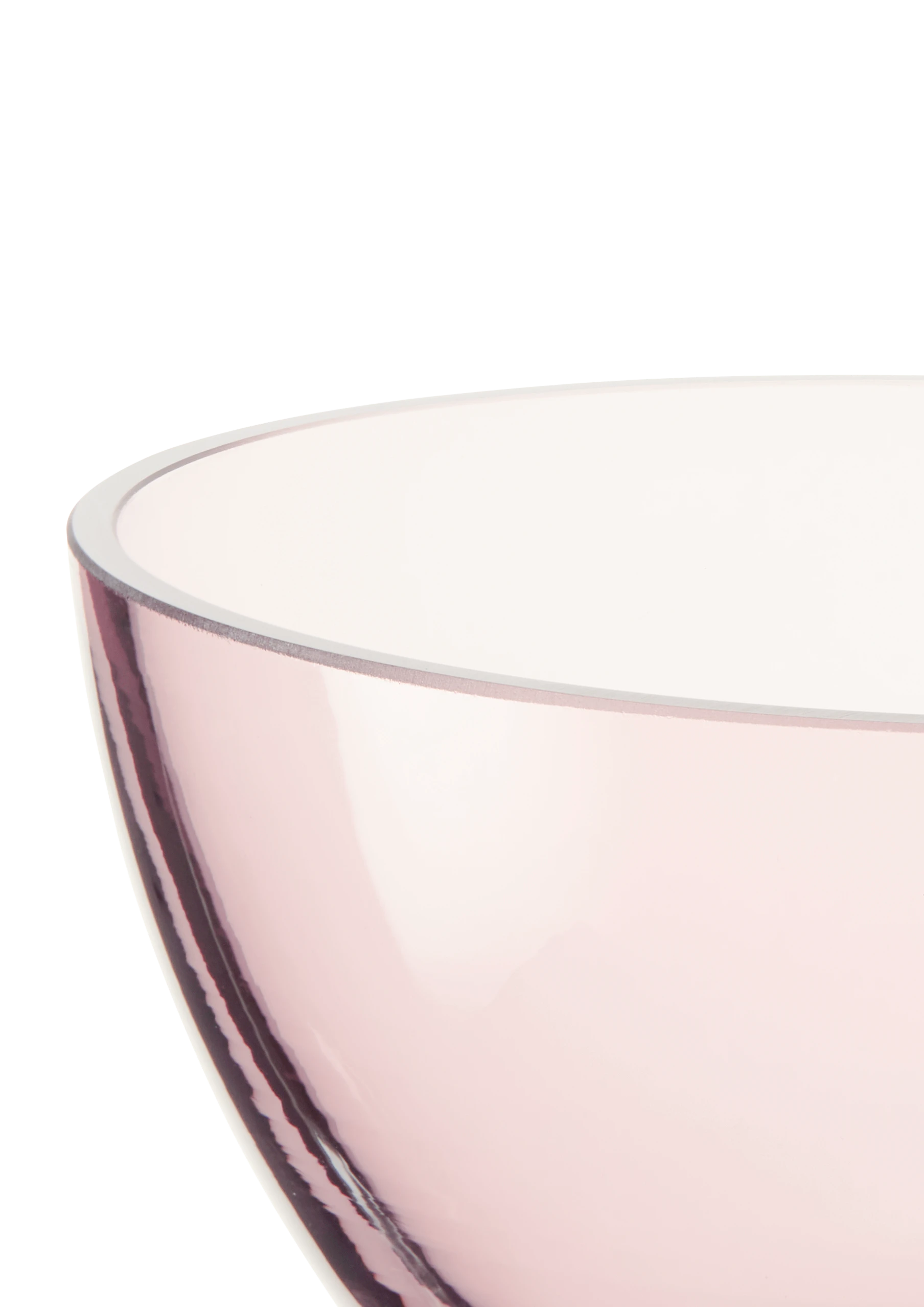 Skål Ø15.5 cm från Holmegaard i färgen Rosa, tillverkad av Glas