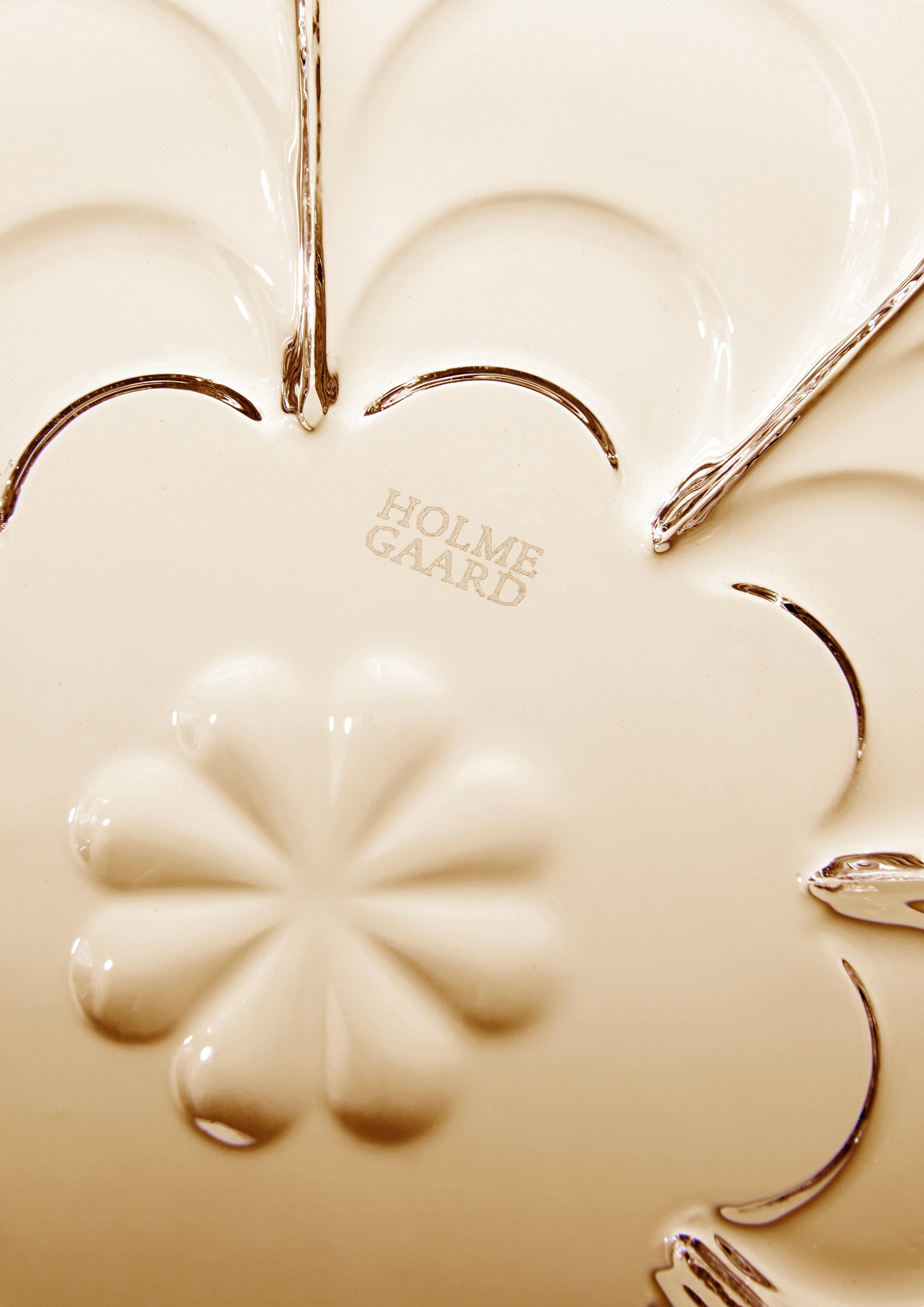 Dessert plate Ø16 cm 2 pcs. from Holmegaard in Toffee Rose color, made of Glass