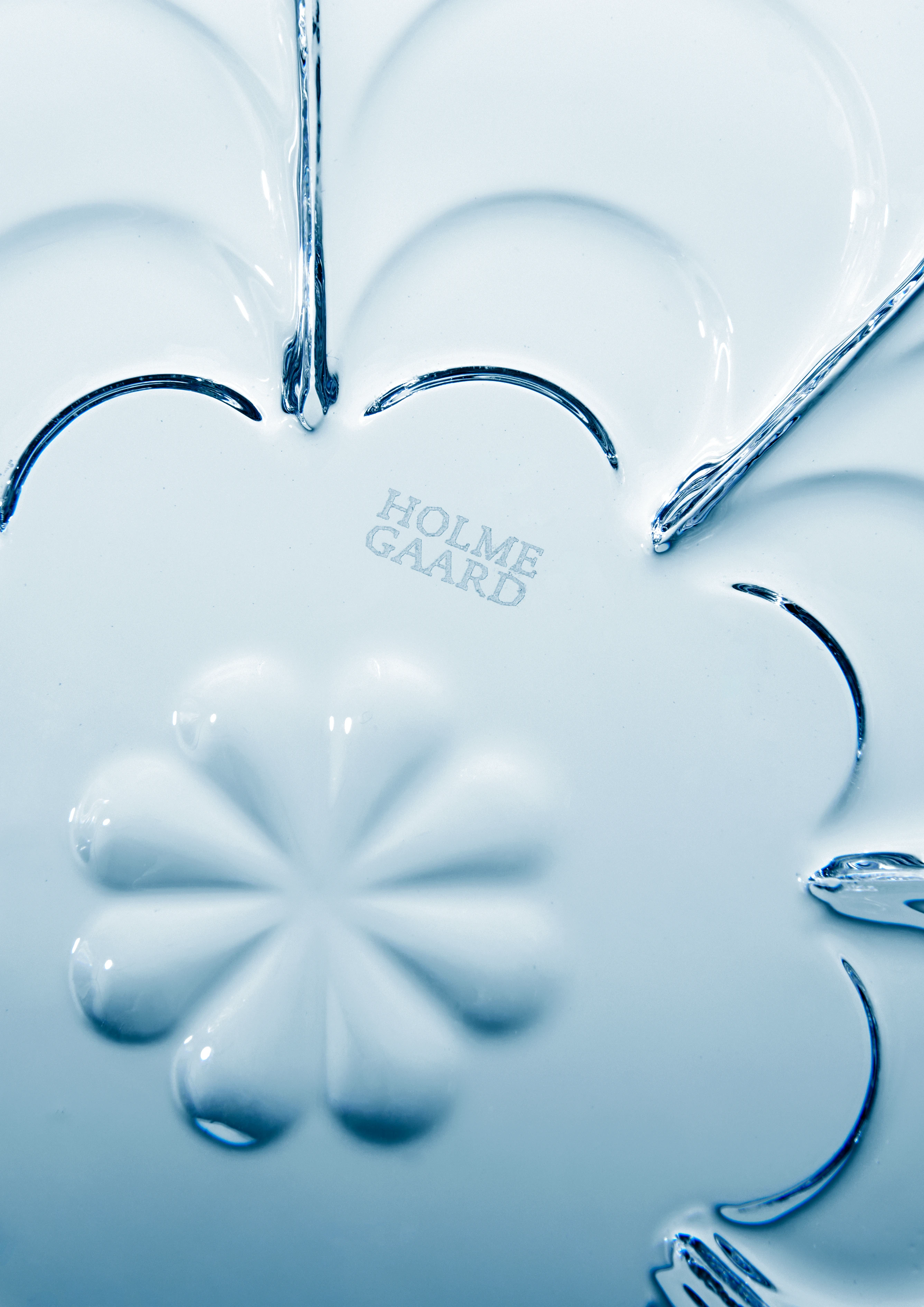 Dessert plate Ø16 cm 2 pcs. from Holmegaard in Blue Iris color, made of Glass