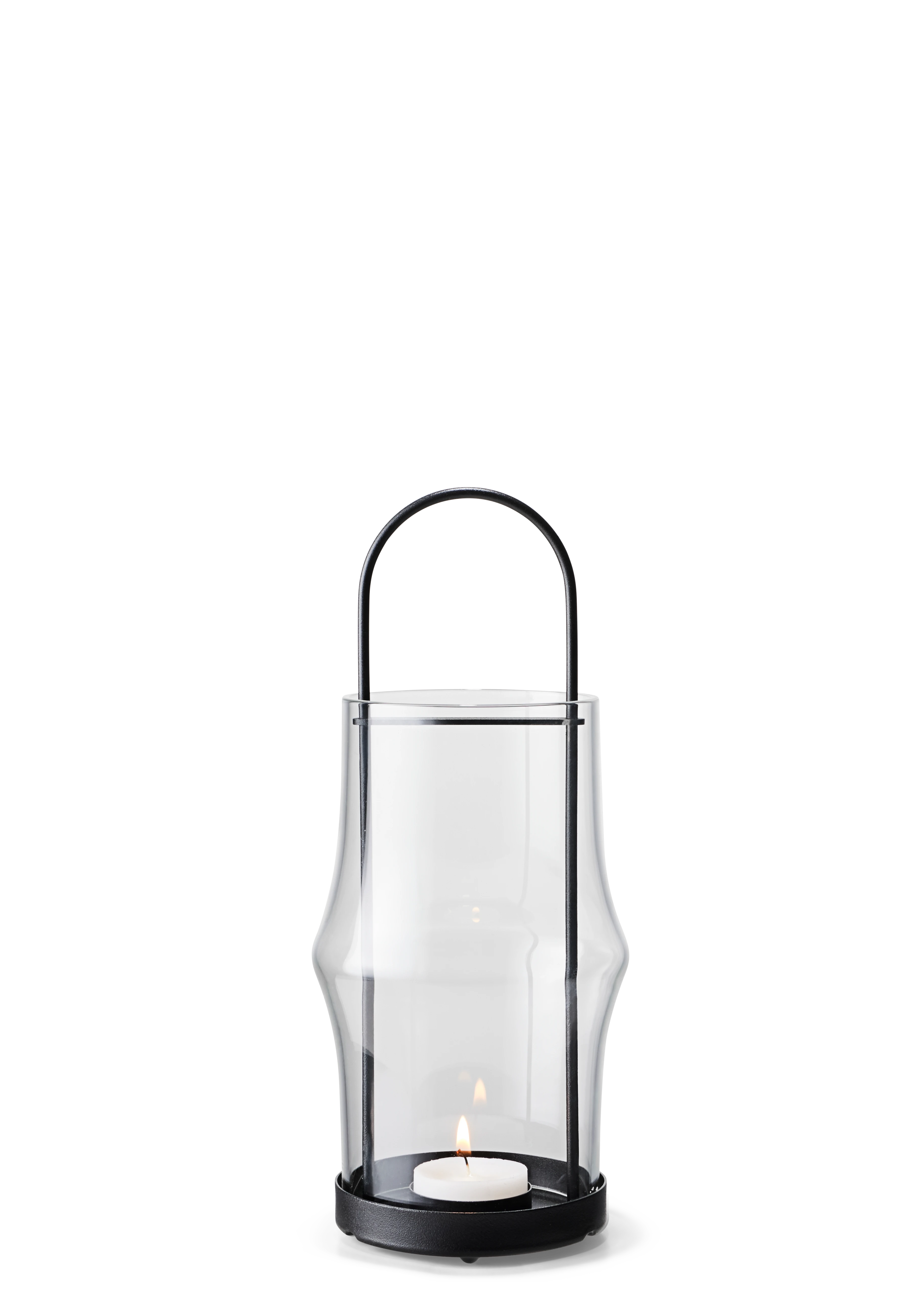 Lantern H25.5 cm from Holmegaard in Clear color, made of Glass