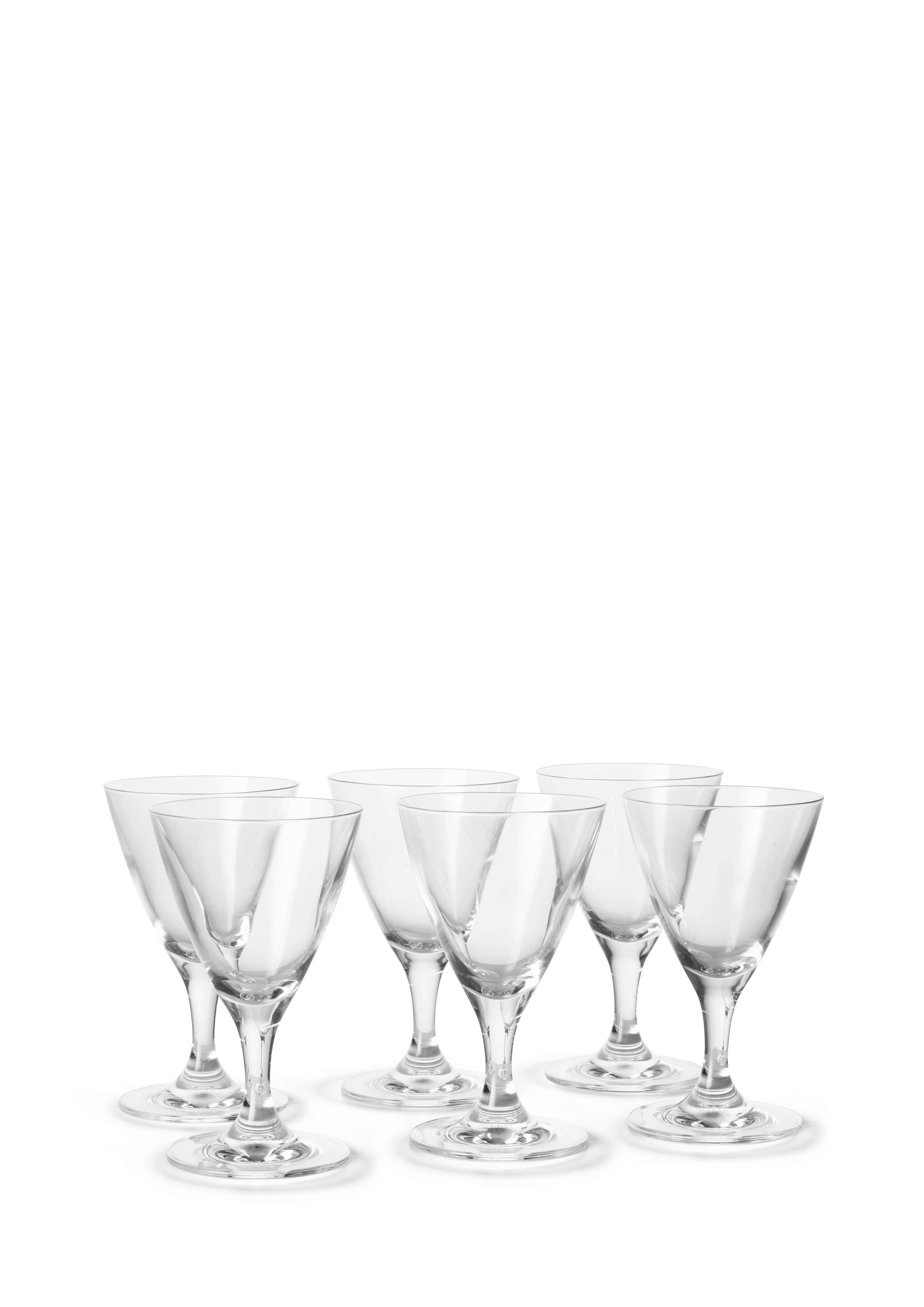Cocktail Glass 20 cl 6 pcs. from Holmegaard in Clear color, made of Glass
